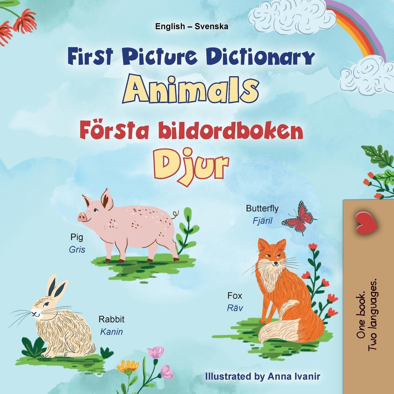 First Picture Dictionary - Animals (English Swedish Bilingual Children's Book) Foreign Languages ​​& Dictionaries
