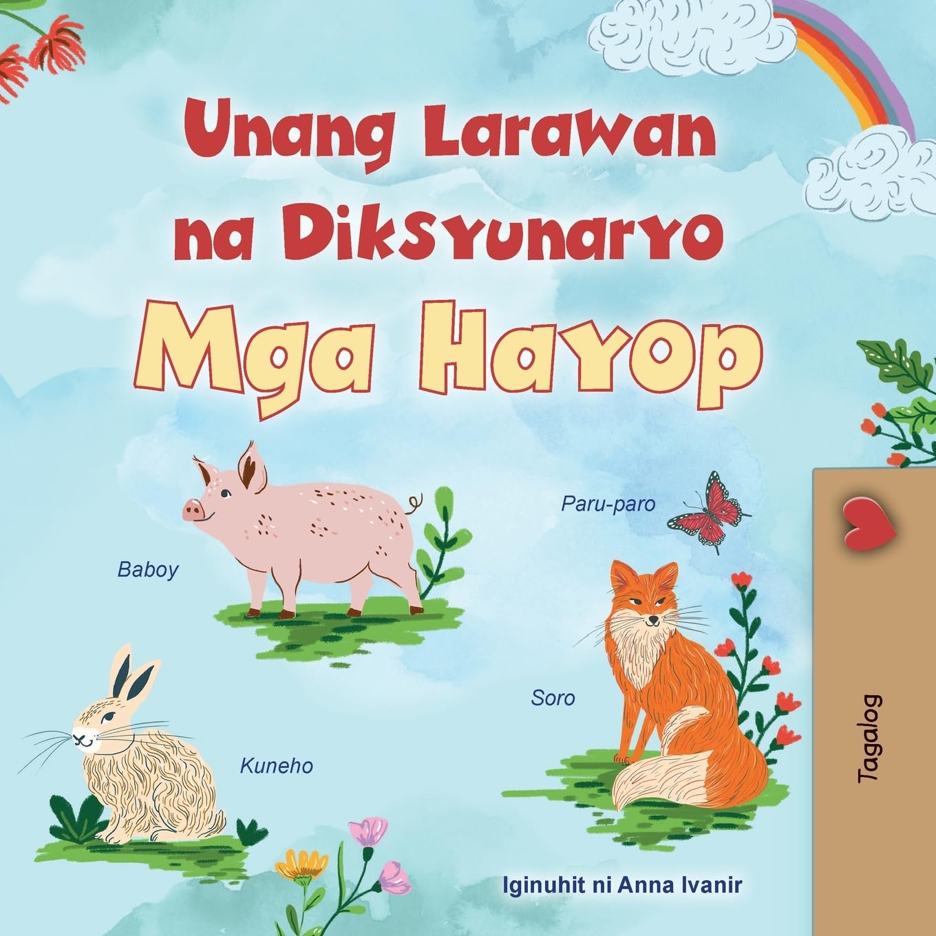 First Picture Dictionary - Animals (Tagalog Children's Book) Foreign Languages ​​& Dictionaries
