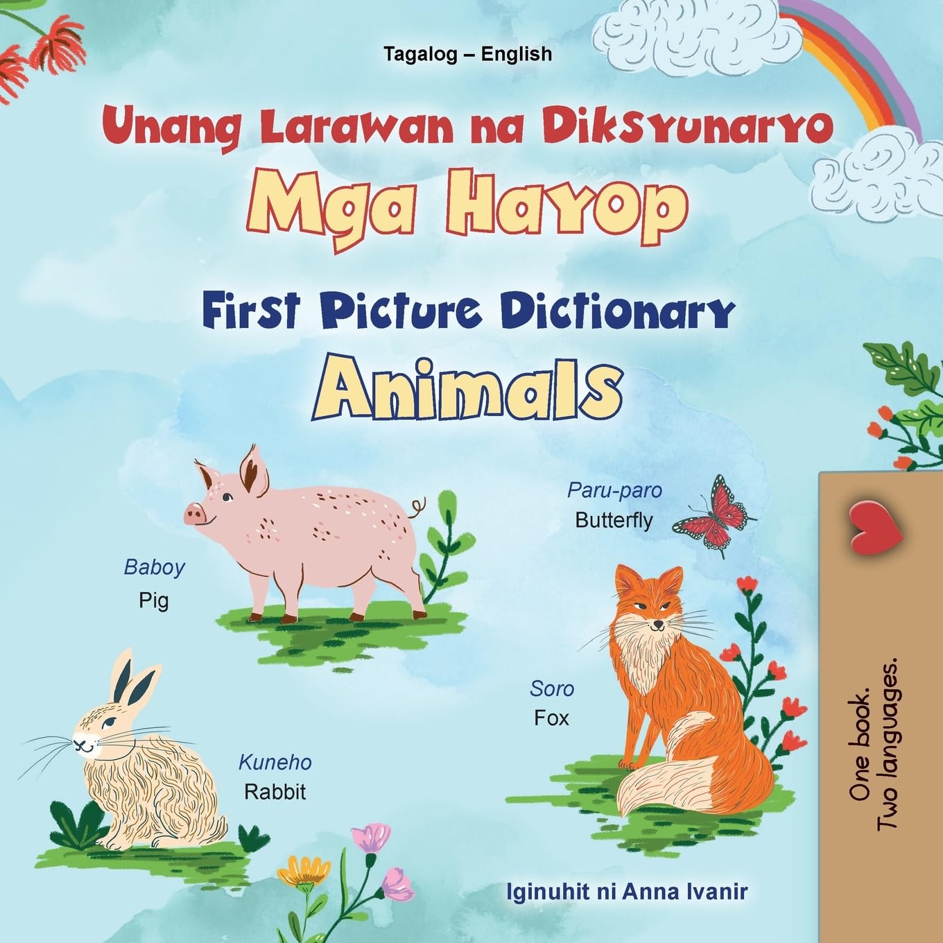 First Picture Dictionary - Animals (Tagalog English Bilingual Children's Book) Foreign Languages ​​& Dictionaries