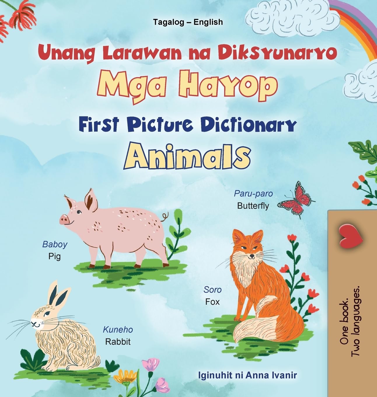First Picture Dictionary - Animals (Tagalog English Bilingual Children's Book) Foreign Languages ​​& Dictionaries