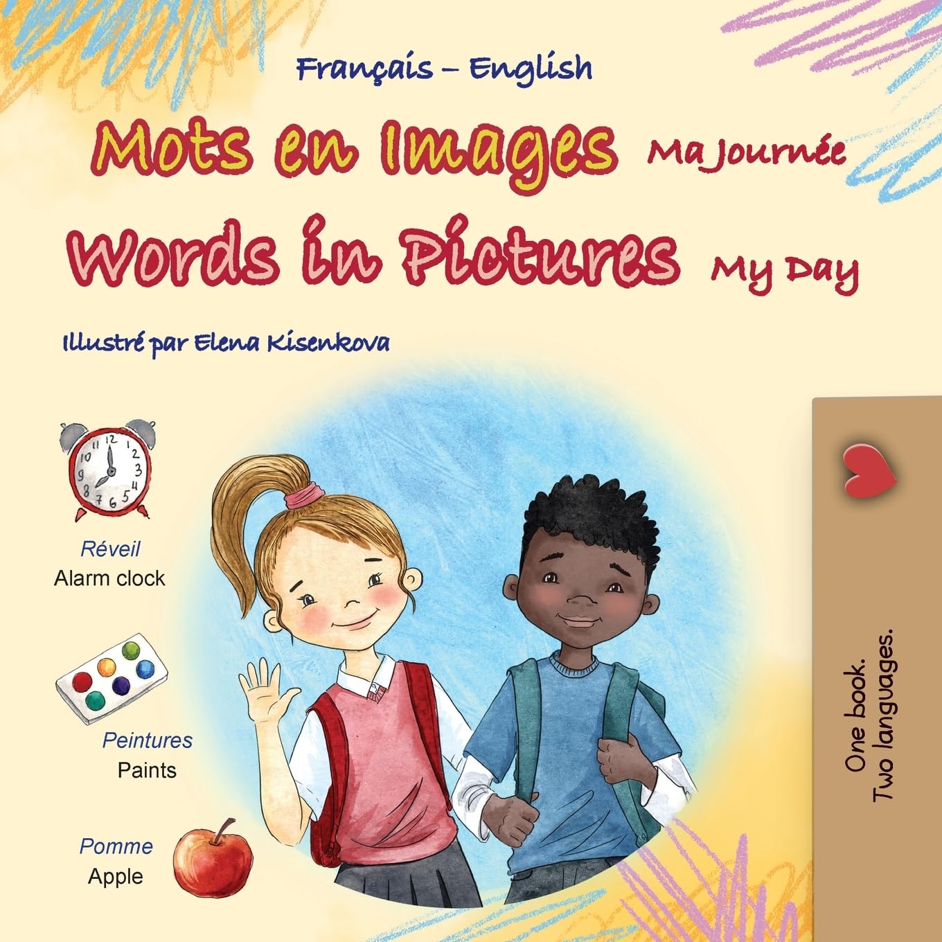 Words in Pictures - My Day (French English Bilingual Children's Book) Foreign Languages ​​& Dictionaries