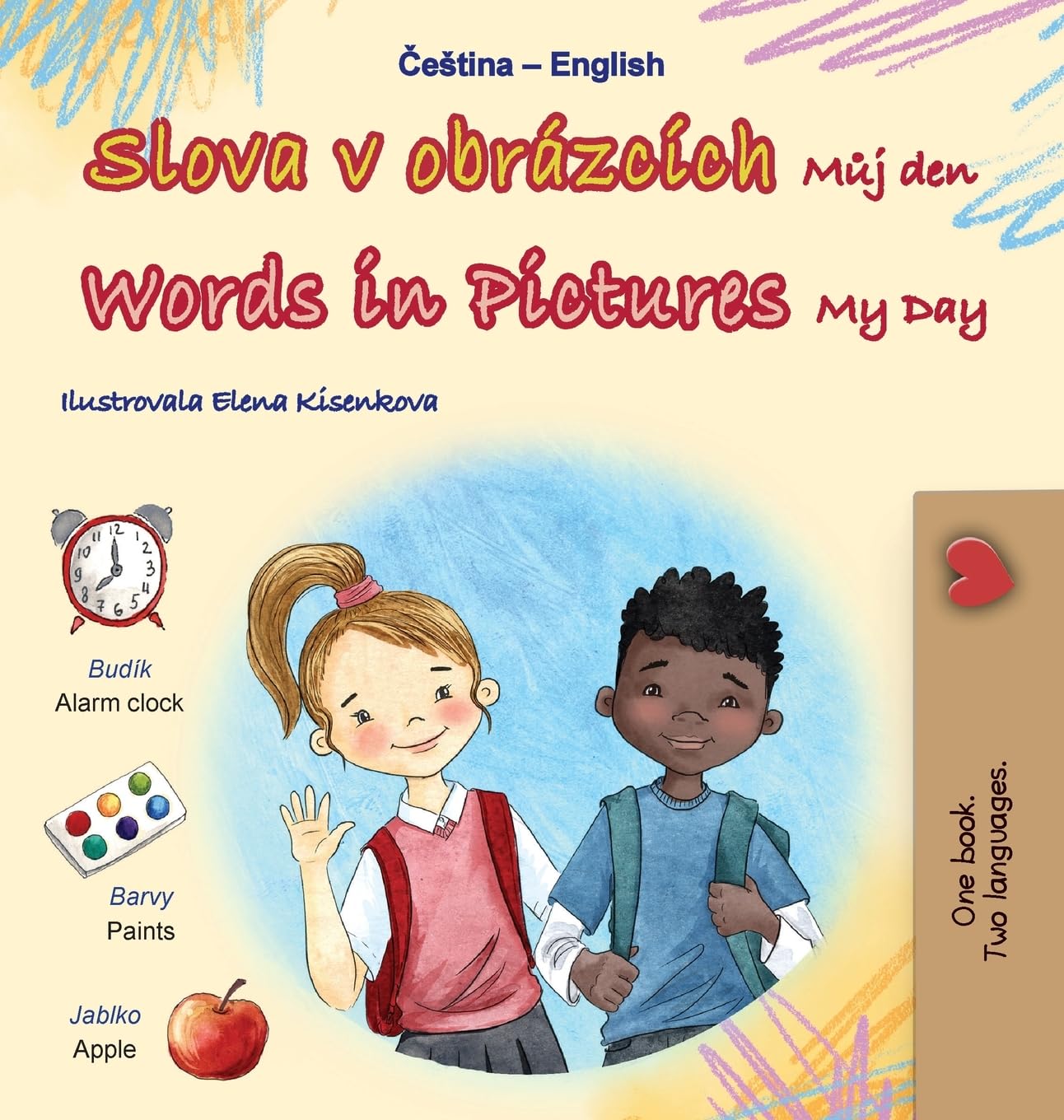 Words in Pictures - My Day (Czech English Bilingual Children's Book) Foreign Languages ​​& Dictionaries