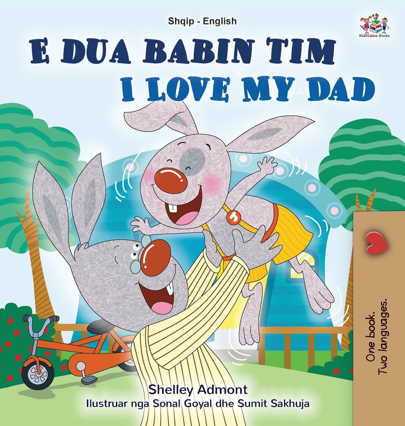 I Love My Dad (Albanian English Bilingual Book for Kids) Parents & Children