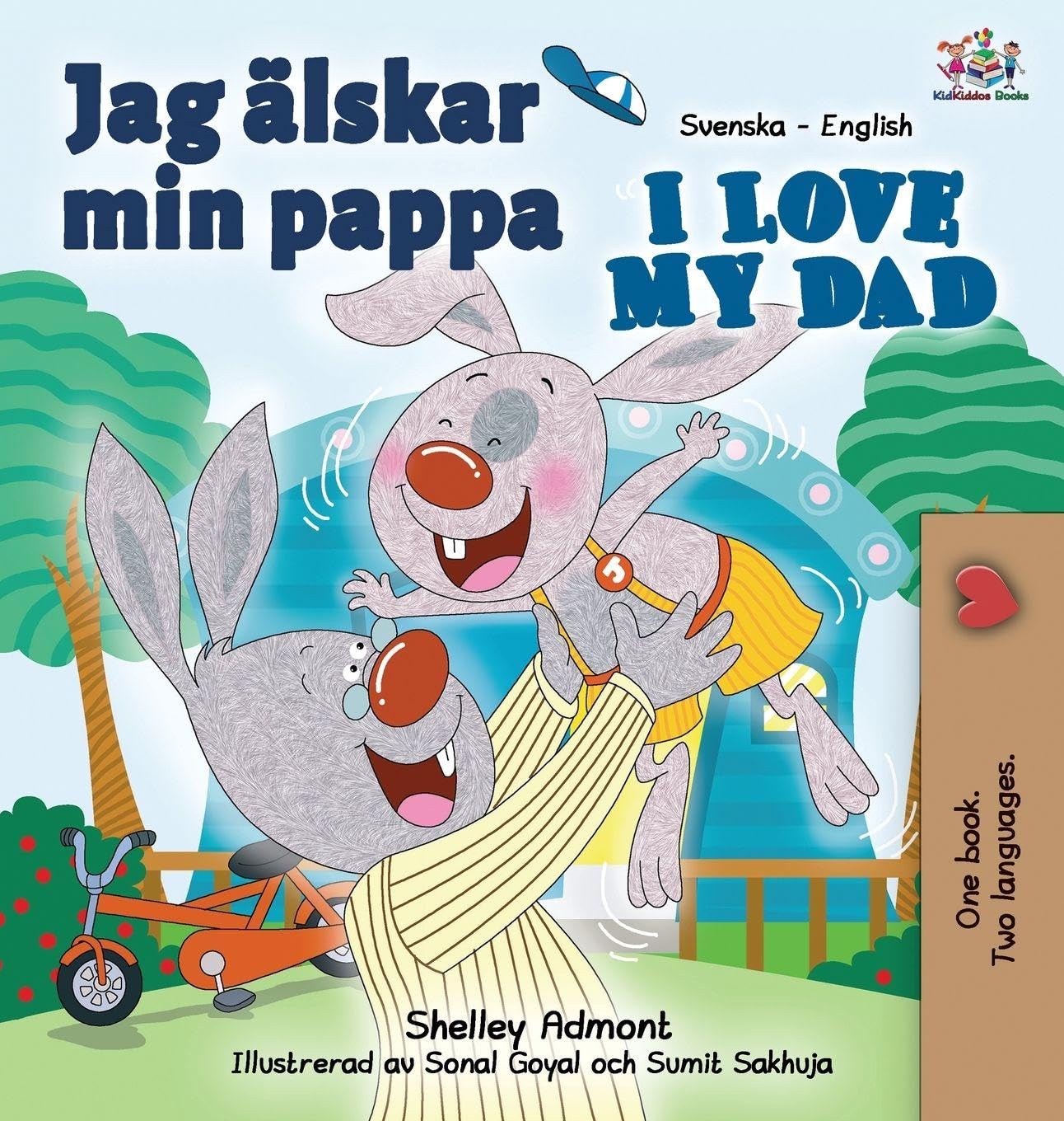 I Love My Dad (Swedish English Bilingual children's book) Foreign Languages ​​& Dictionaries