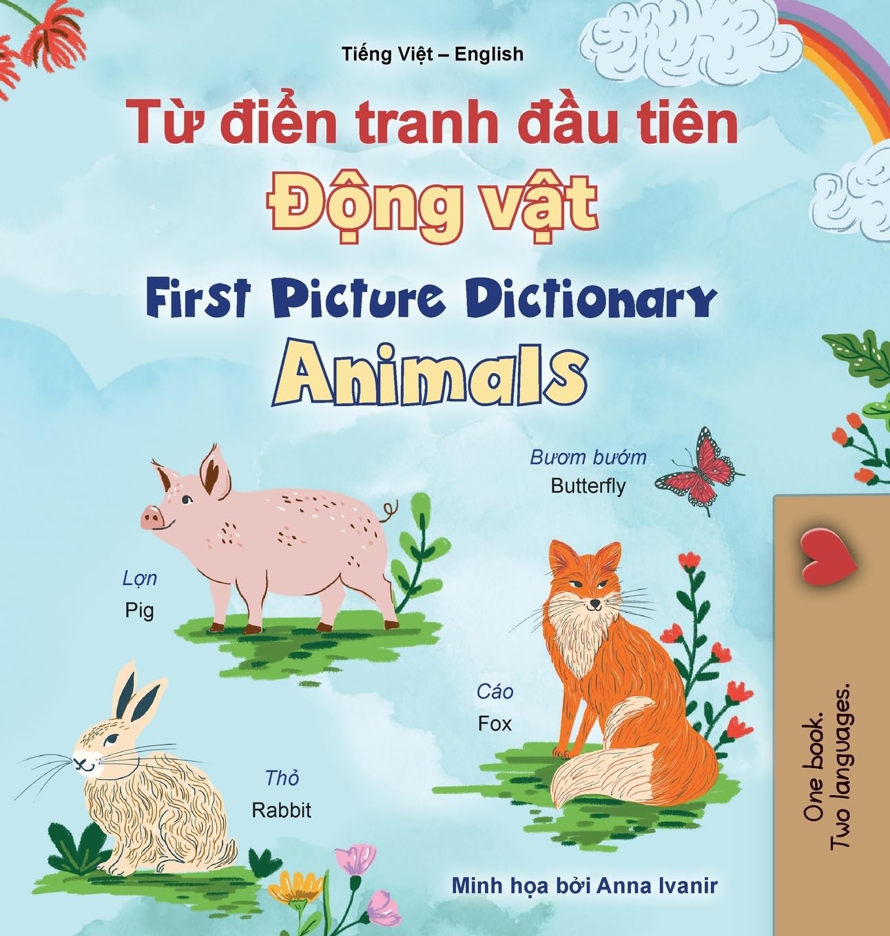 First Picture Dictionary - Animals (Vietnamese English Bilingual Children's Book) Foreign Languages ​​& Dictionaries