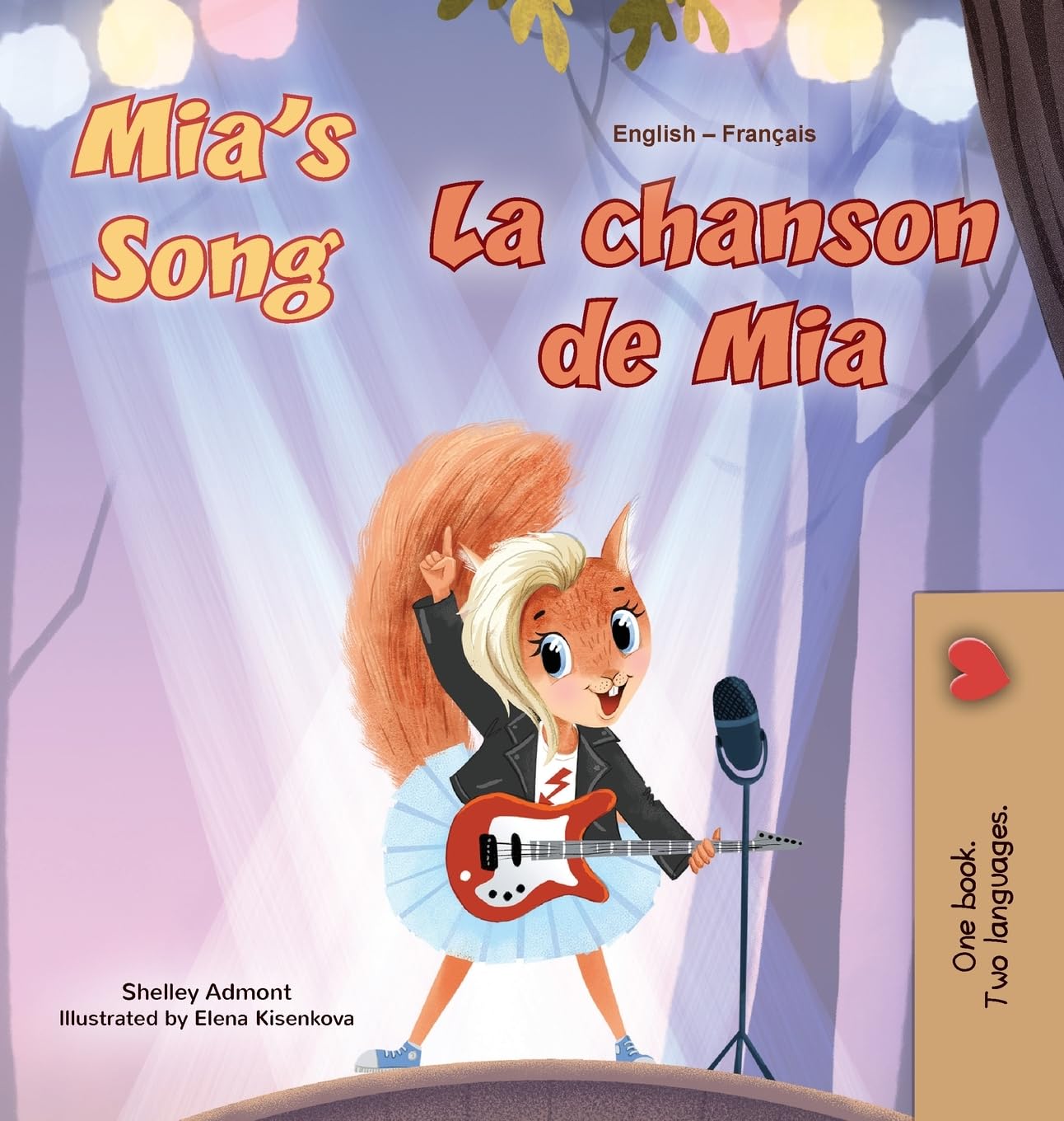 Mia's Song  (English French Bilingual Children's Book) Foreign Languages ​​& Dictionaries