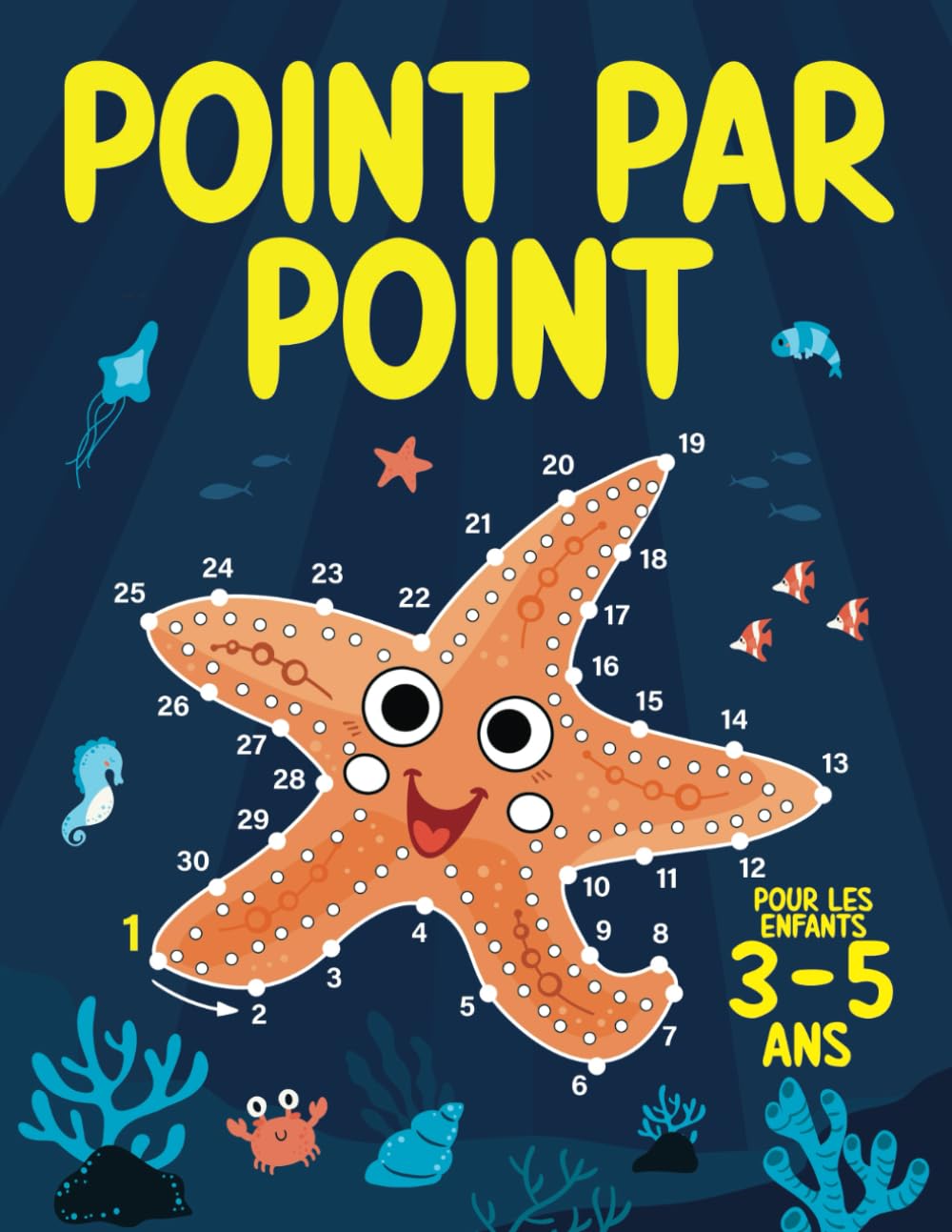Point par point pour les enfants 3-5 ans: Cahier dessins points à relier | Livre de coloriage et activités pour garçons et filles 3, 4 et 5 ans book