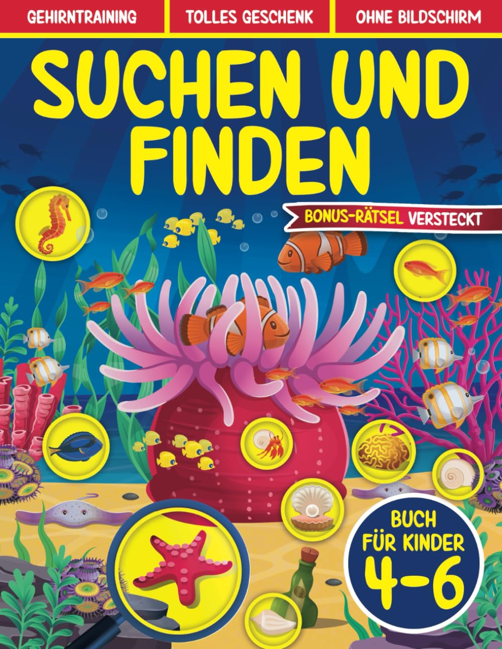 Suchen und Finden Buch für Kinder 4-6: Großes Wimmel-Abenteuer: Mit spannenden Zusatz-Rätseln Novels & Short Stories