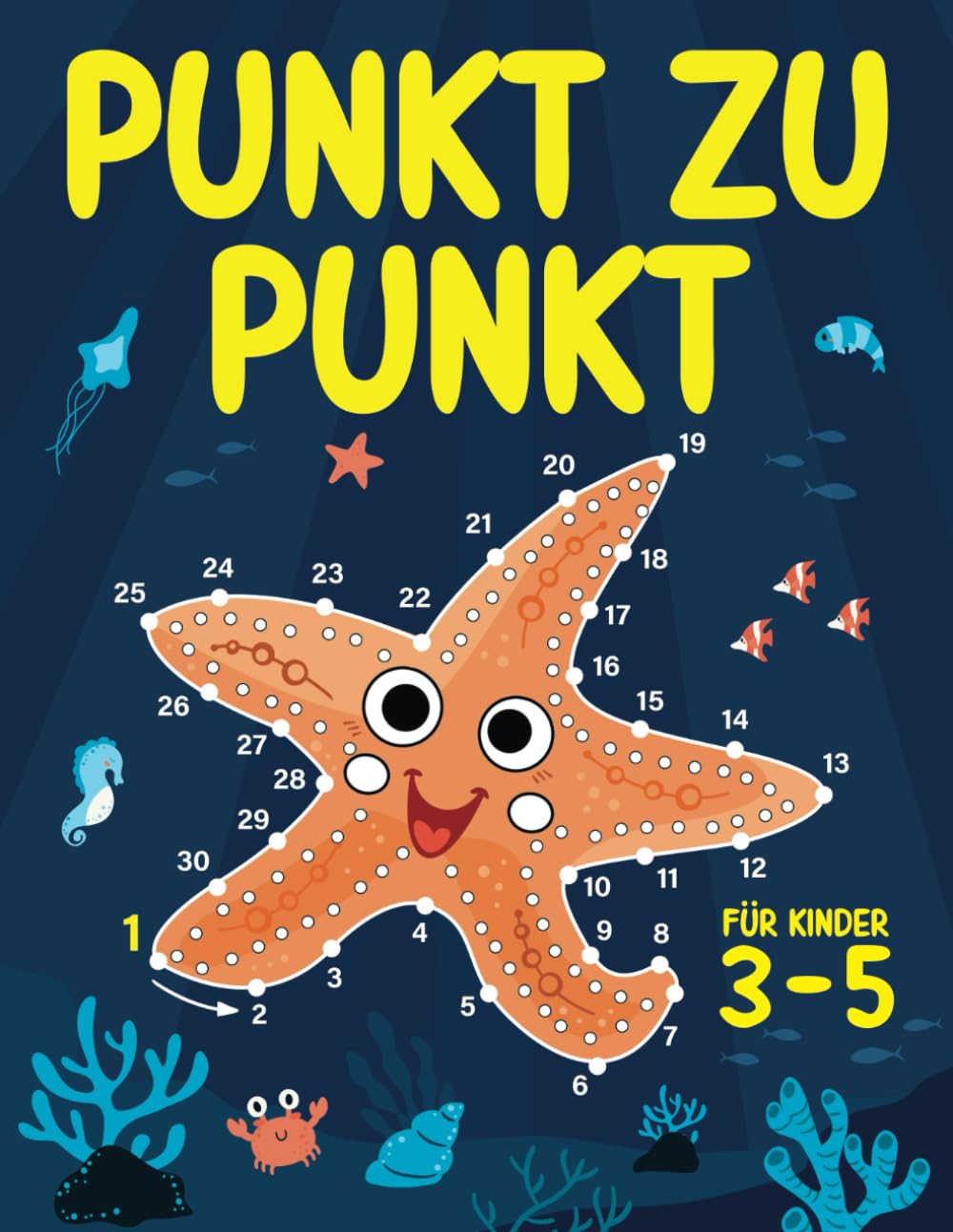Punkt zu Punkt für Kinder 3-5: Können Sie die Punkte verbinden? Non-fiction