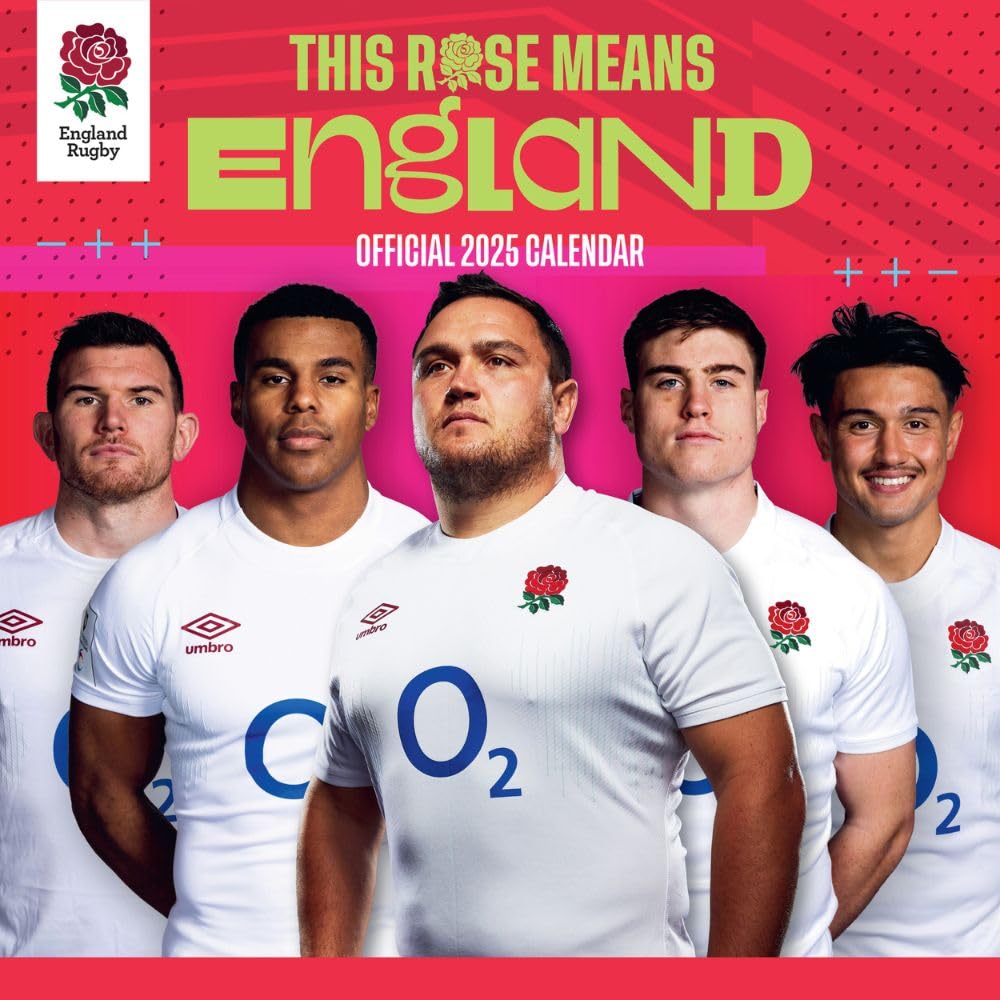 England Rugby Union 2025 – Wandkalender: Original Danilo-Kalender (Wall-Kalender) Leisure & Fun