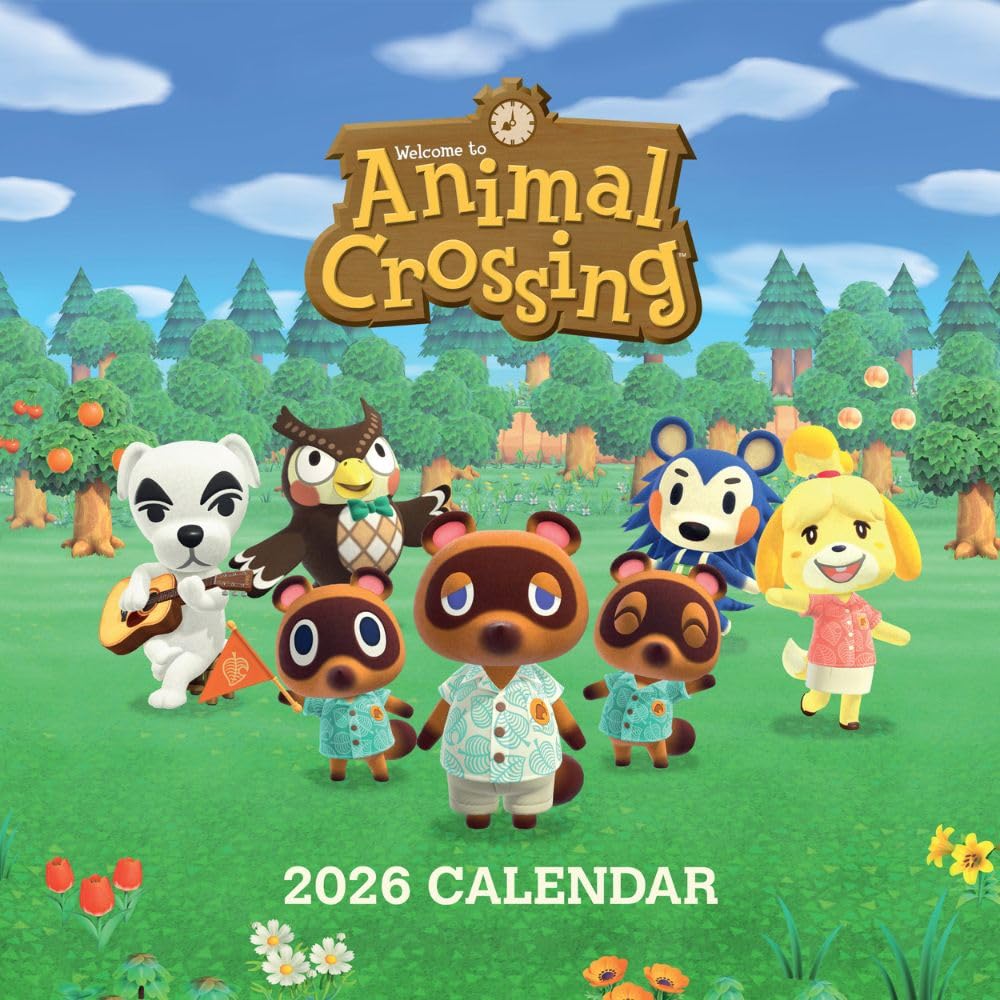 ANIMAL CROSSING 2026 SQUARE CALENDAR Books