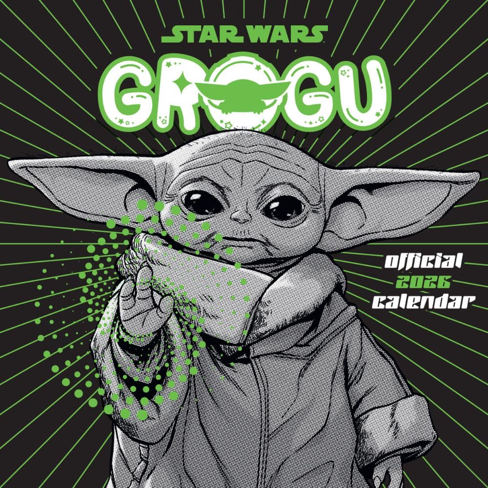 STAR WARS THE MANDALORIAN GROGU 2026 SQUARE CALENDAR Books