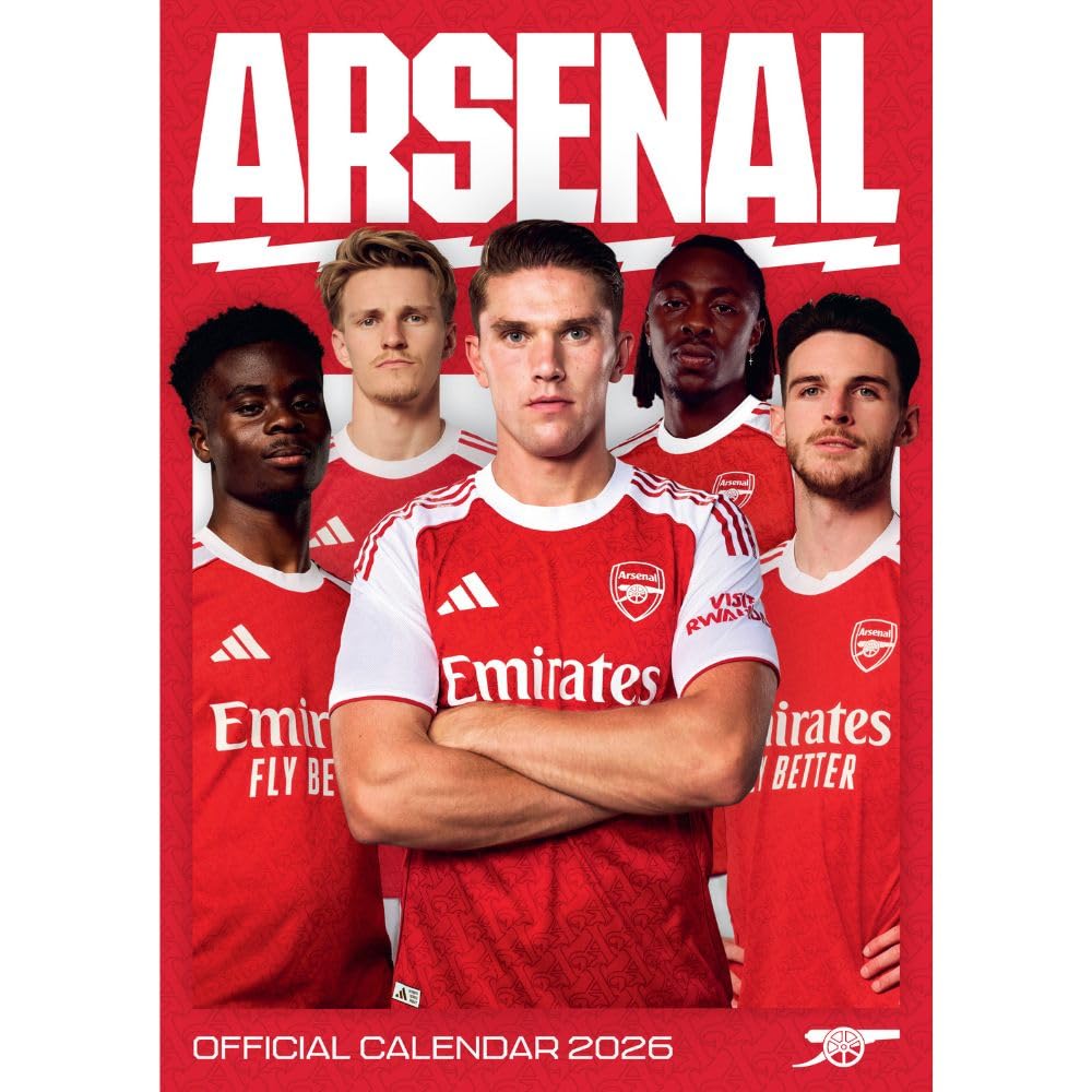 ARSENAL FC MEN'S 2026 A3 CALENDAR Books