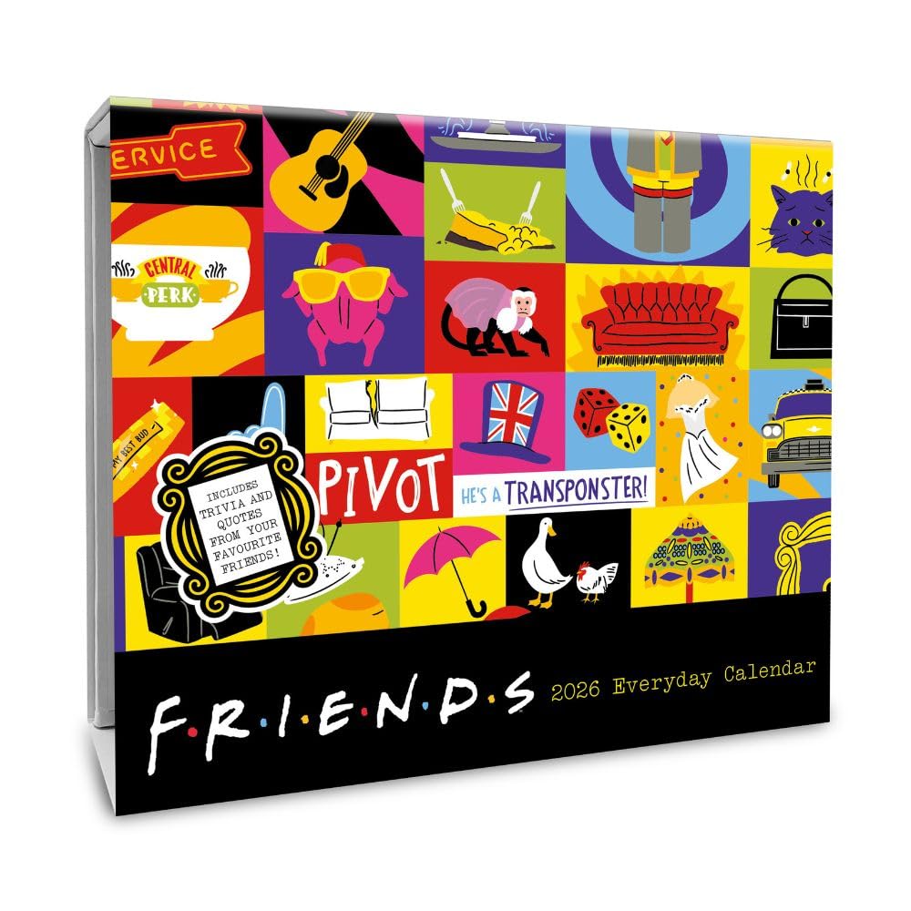 2026 CALENDAR FRIENDS PAGE A DAY DESK BLOCK OFFICIAL PRODUCT Books