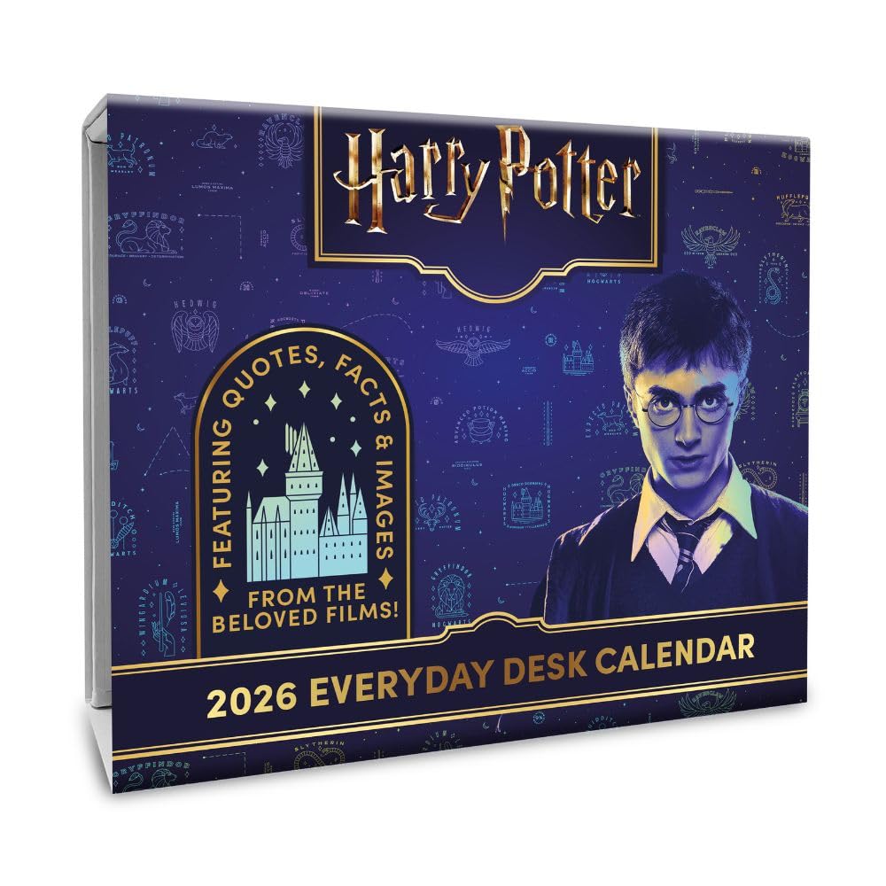 2026 CALENDAR HARRY POTTER PAGE A DAY DESK BLOCK OFFICIAL PRODUCT Calendars