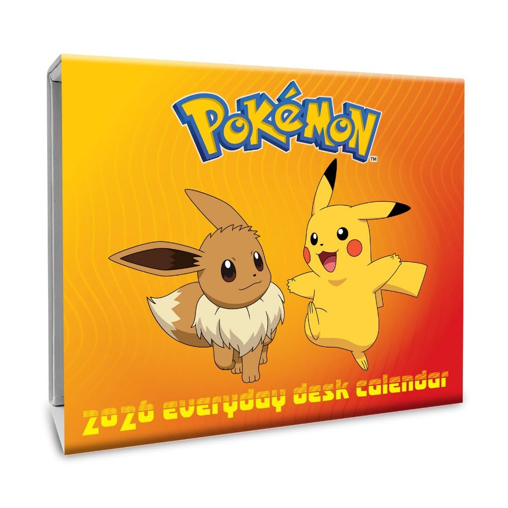 2026 CALENDAR POKEMON PAGE A DAY DESK BLOCK OFFICIAL PRODUCT Books
