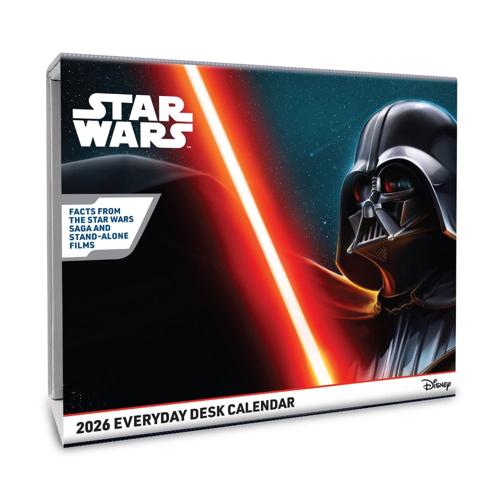 2026 CALENDAR STAR WARS CLASSIC PAGE A DAY DESK BLOCK OFFICIAL PRODUCT Books