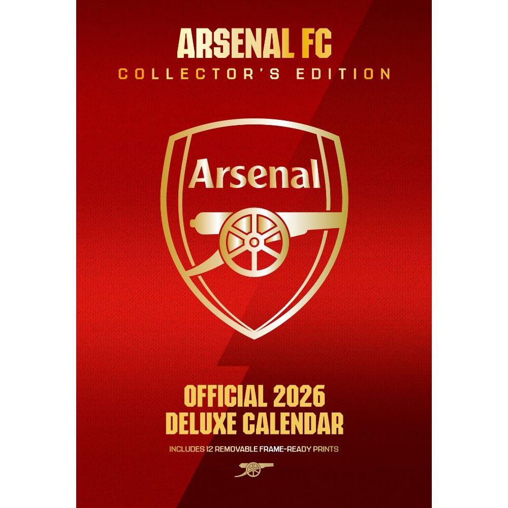 ARSENAL FC 2026 A3 DELUXE CALENDAR Books