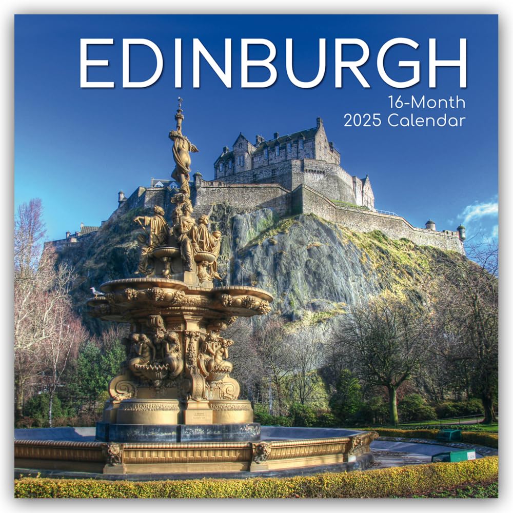 Edinburgh 2025 – 16-Monatskalender: Original The Gifted Stationery Co. Ltd (Wall-Kalender) Calendars