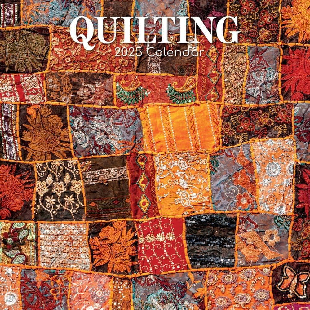 Quilting – Quilten 2025 – 16-Monatskalender: Original The Gifted Stationery Co. Ltd (Wall-Kalender) Calendars