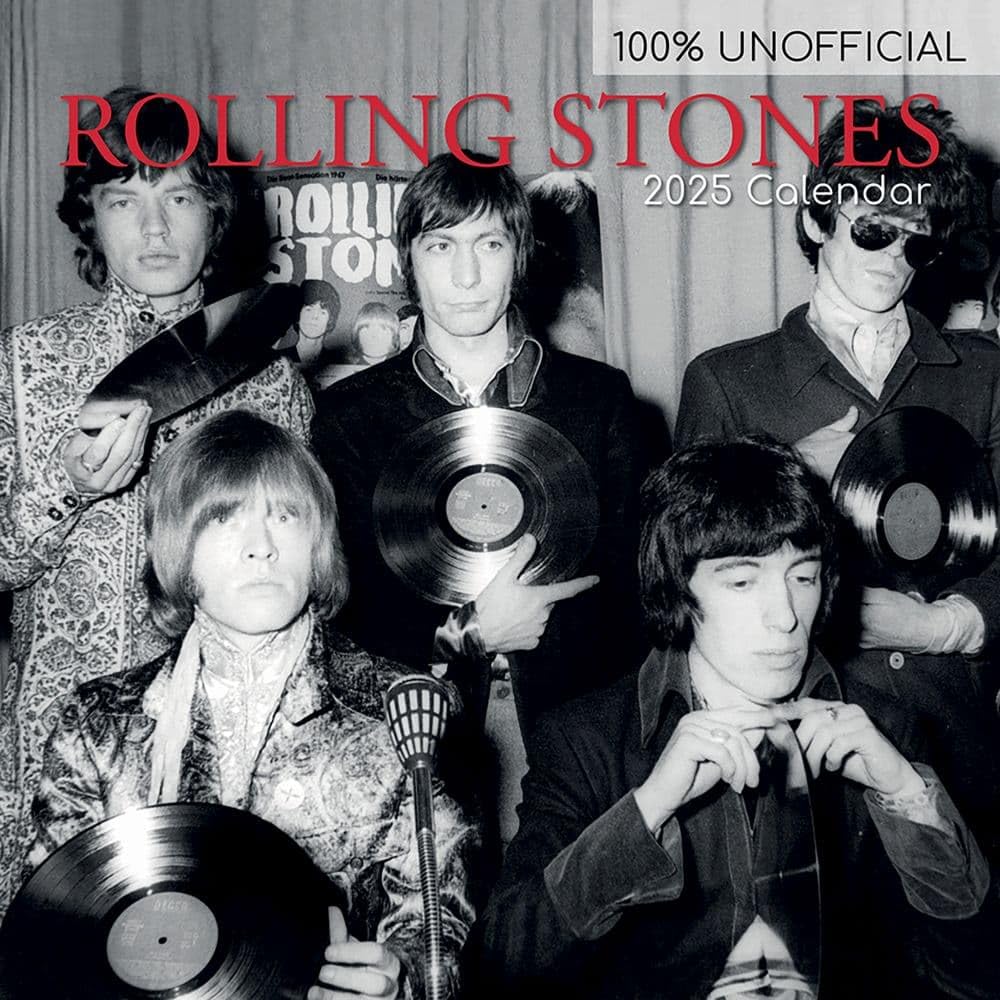 Rolling Stones 2025 – 16-Monatskalender: Original The Gifted Stationery Co. Ltd (Wall-Kalender) Calendars