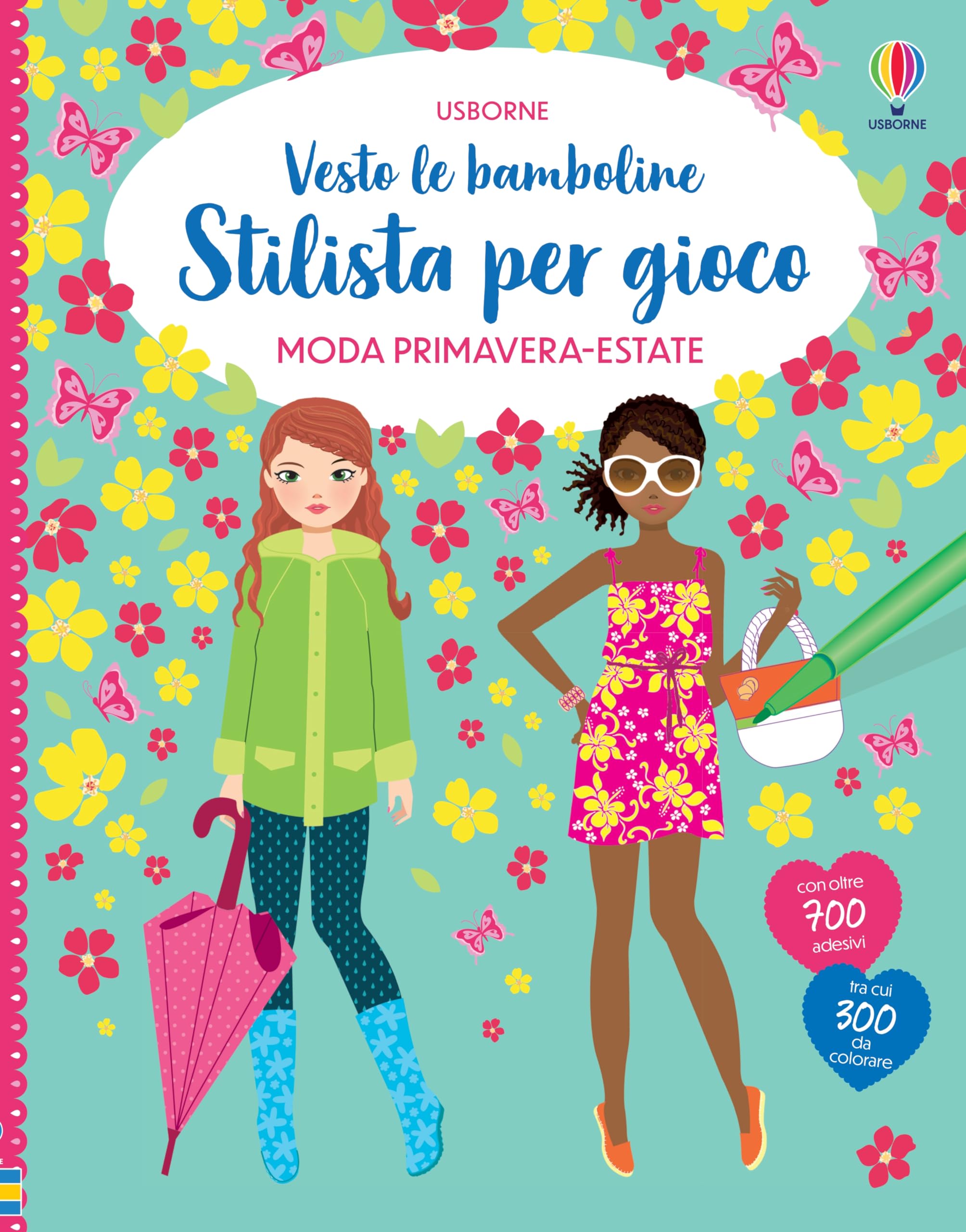Moda primavera-estate. Con adesivi (Vesto le bamboline. Stilista per gioco) Non-fiction