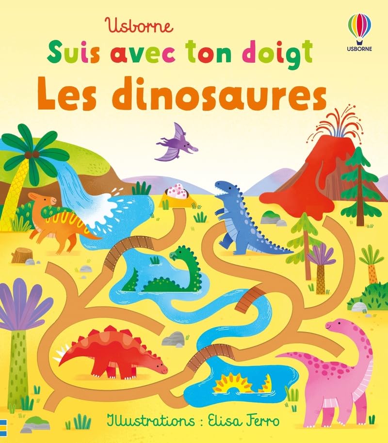 Les dinosaures - Suis avec ton doigt - Dès 1 an book