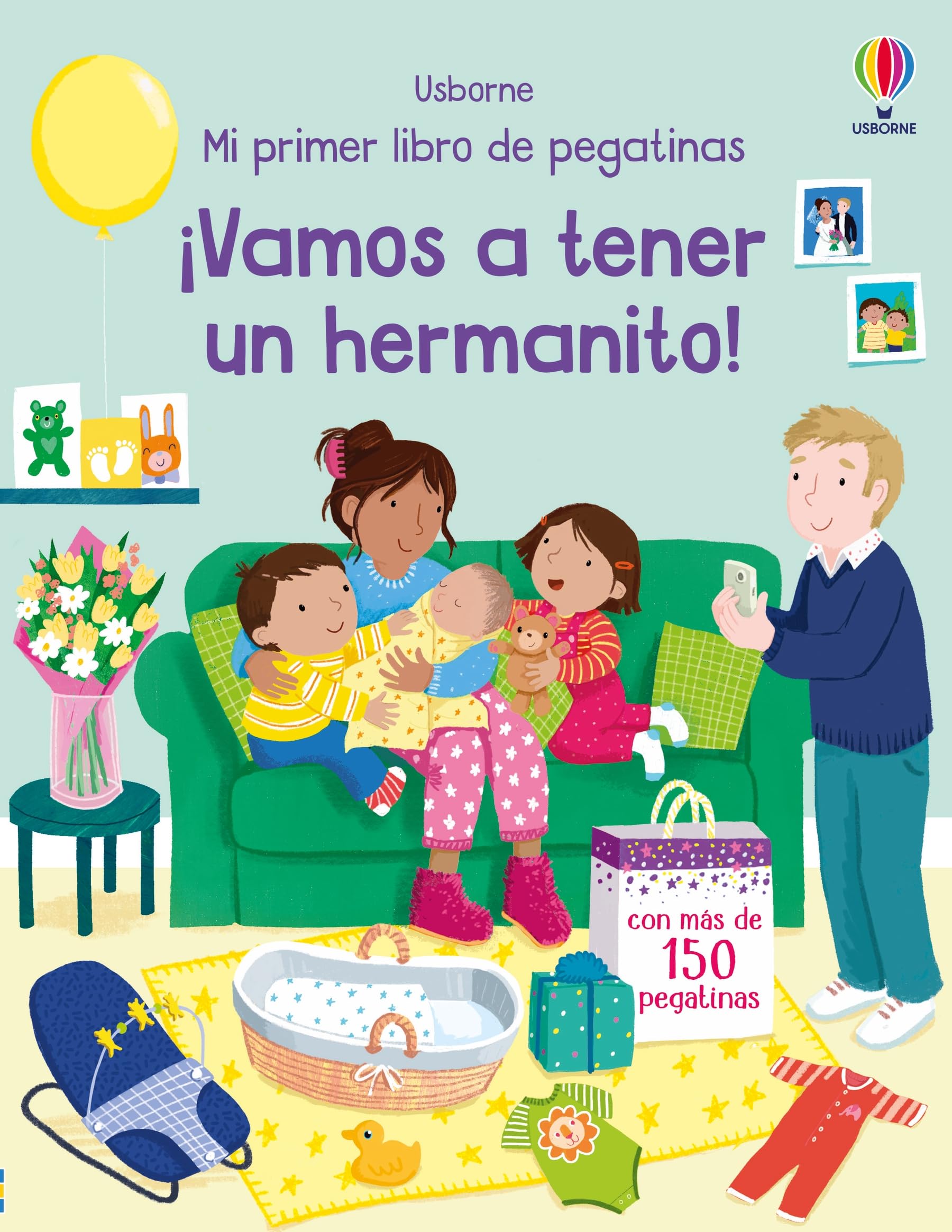 ¡Vamos a tener un hermanito! (Mi primer libro de pegatinas) Parents & Children