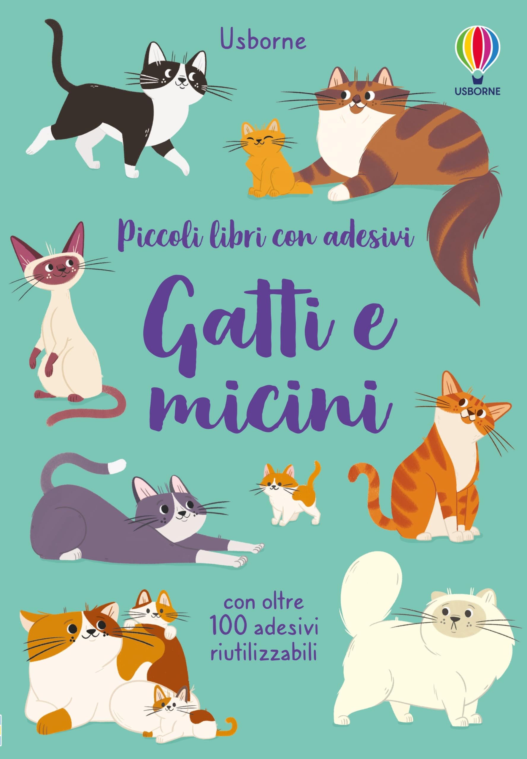 Gatti e micini. Con adesivi. Ediz. a colori (Piccoli libri con adesivi) Tiptoi & Games