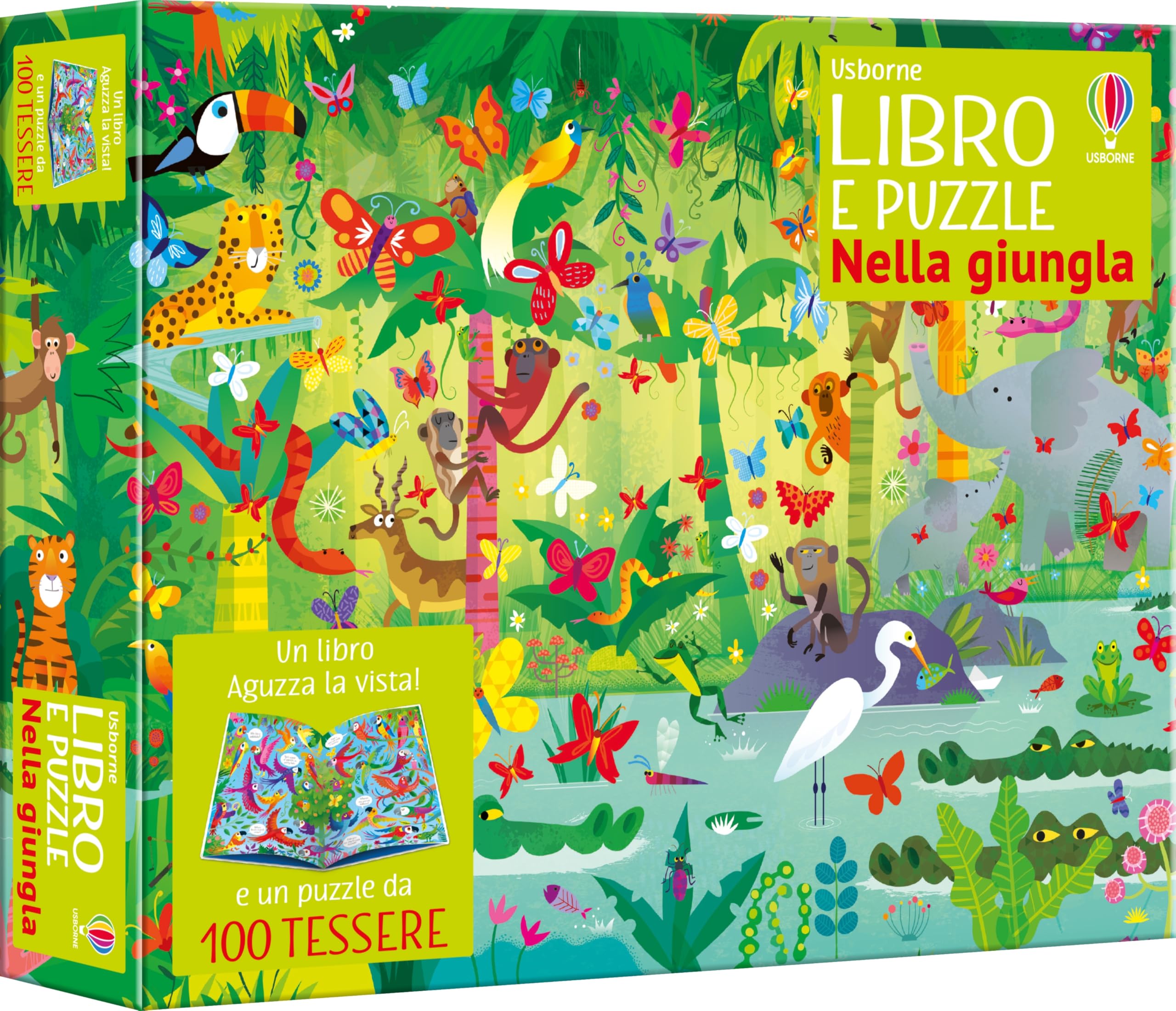 Nella giungla. Ediz. a colori. Con puzzle (Libro e puzzle) Tiptoi & Games