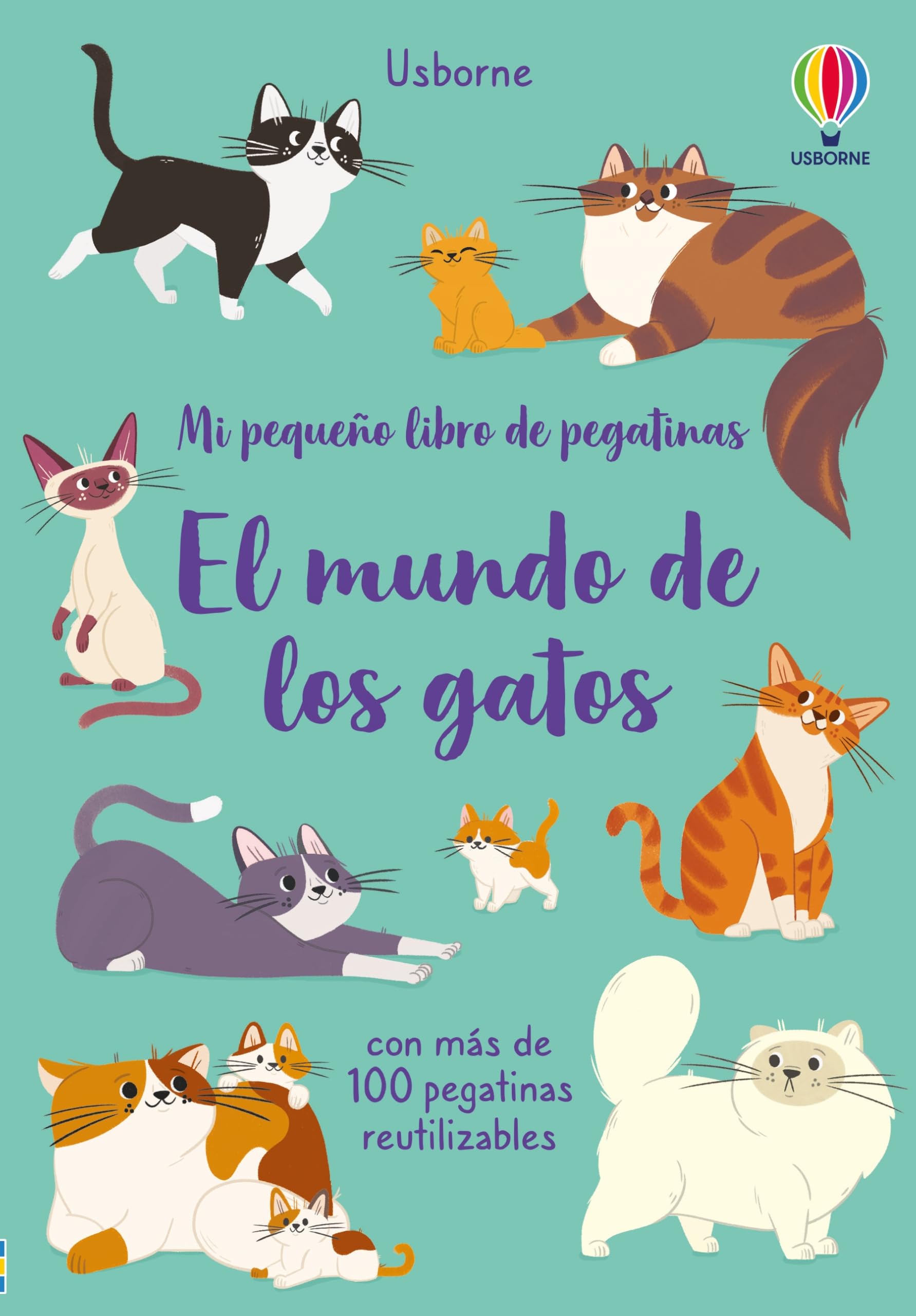 El mundo de los gatos (Mi pequeño libro de pegatinas) Parents & Children