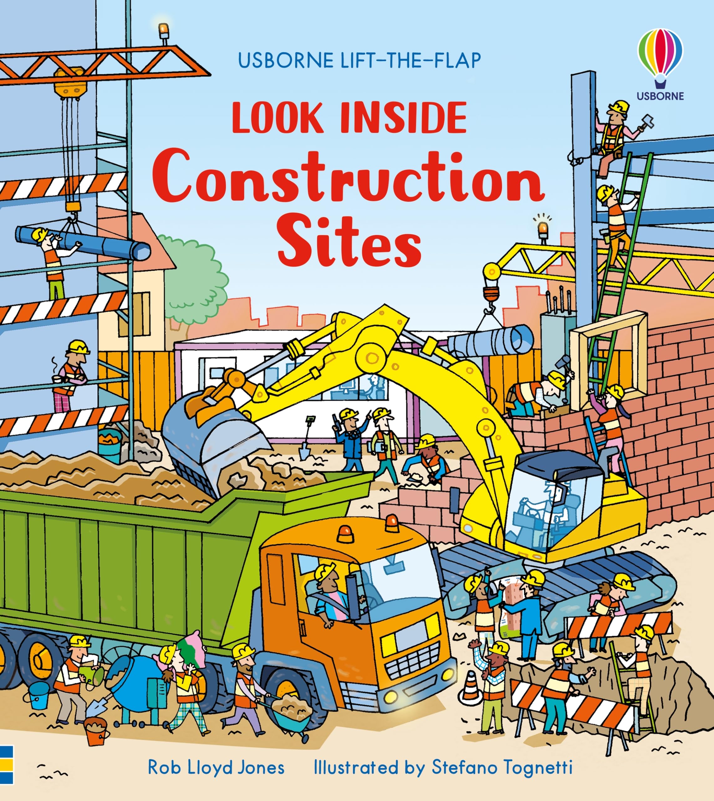 Look Inside Construction Sites: An Action-Packed Lift-the-Flap Book to Explore Machines and Demolition for Kids (Ages 5-8) Non-fiction