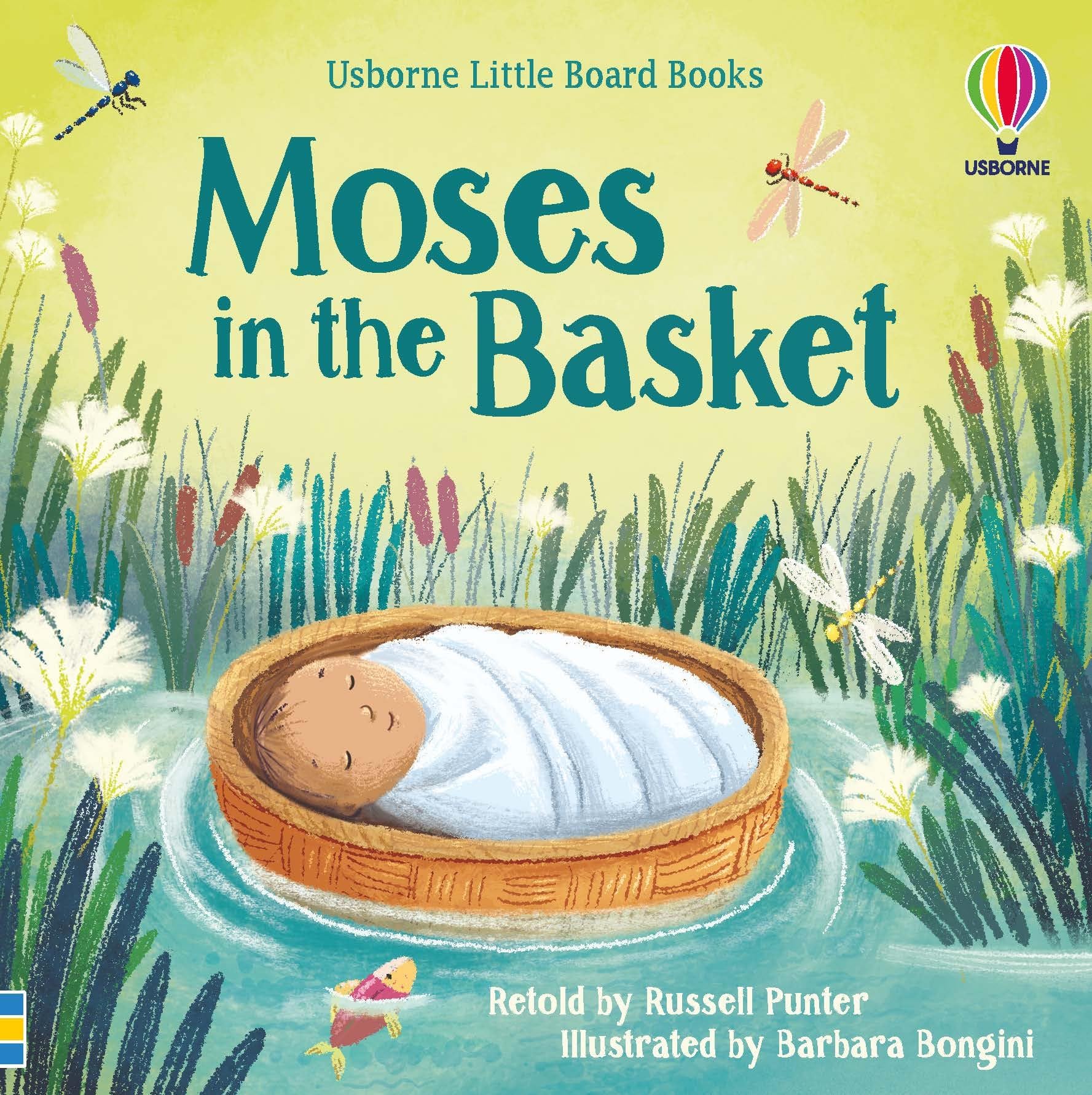 Moses in the basket: A Delightful First Introduction to the Bible Story with Charming Illustrations, Simple Text, and QR Code for Audio Reading (Little Board Books) Non-fiction