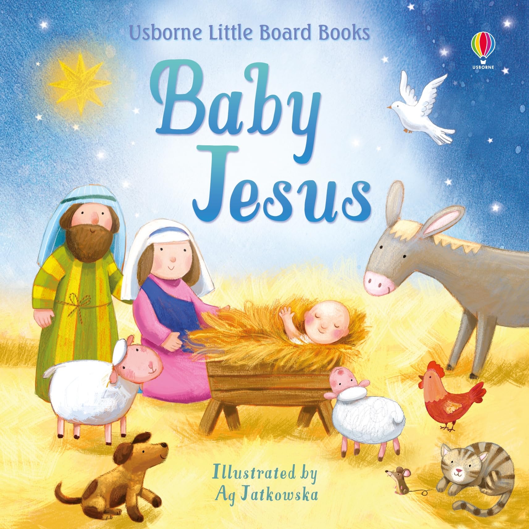 Baby Jesus: A Religious Children’s Board Book of the Nativity Bible Story with Charming Illustrations, Simple Text, and QR Code for Audio Reading (Little Board Books) Parents & Children
