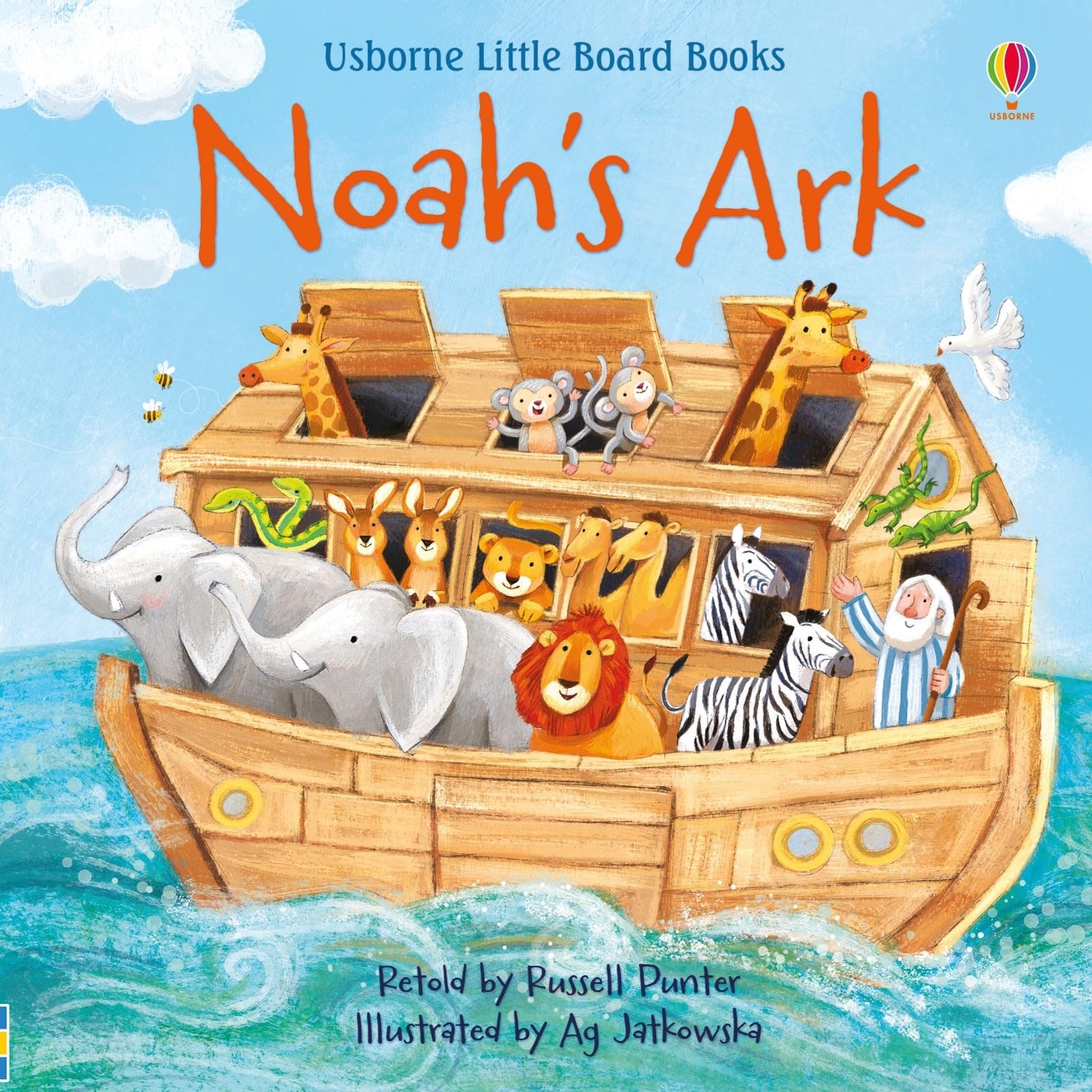 Noah's Ark: A Delightful First Introduction to the Bible Story with Charming Illustrations, Simple Text, and QR Code for Audio Reading (Little Board Books) Parents & Children