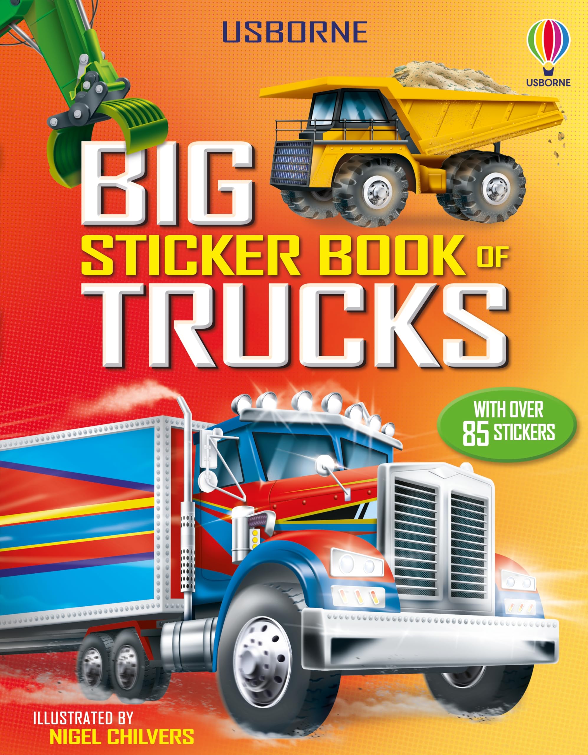 Big Sticker Book of Trucks: An Exciting and Interactive Sticker Book Featuring Fire Trucks and Snow Ploughs (Sticker Books) Leisure & Fun