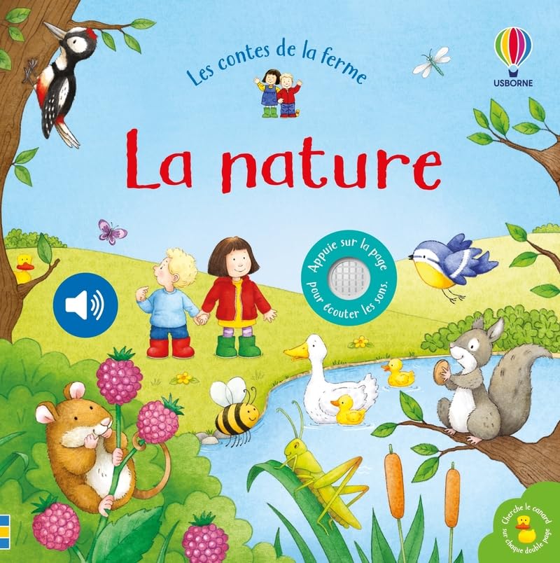 La nature - Livre sonore Les contes de la ferme - Dès 6 mois Non-fiction