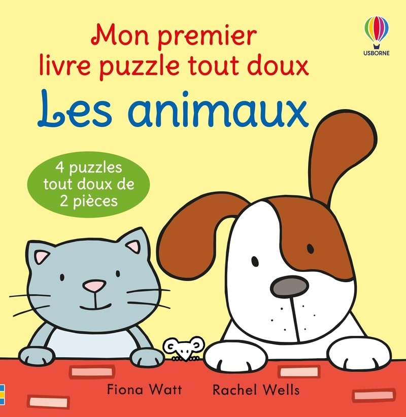 Les animaux - Mon premier livre puzzle tout doux - Dès 1 an book