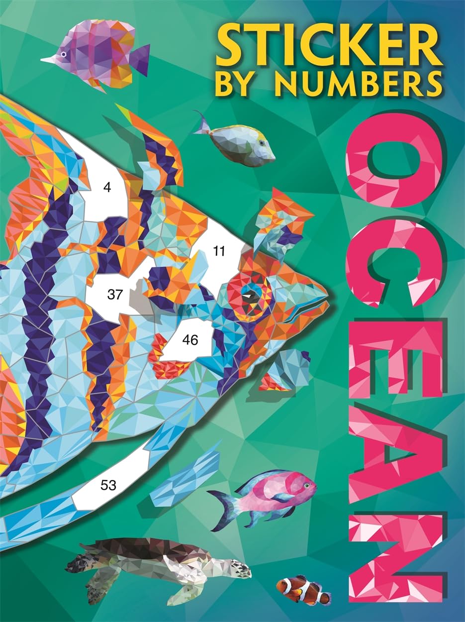 Sticker By Numbers: Ocean (Activty Book for Adults) Geology & Geography