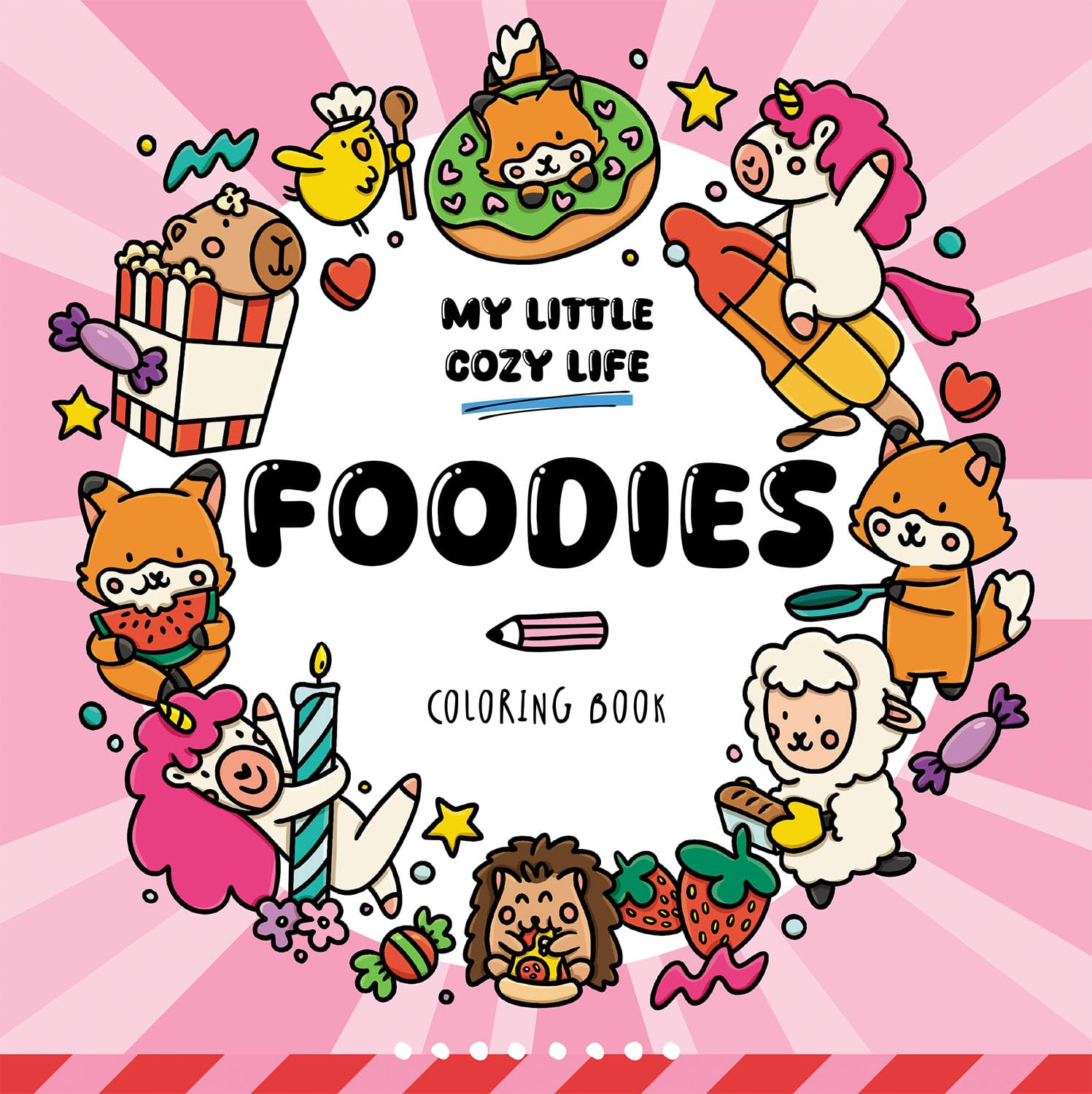 Foodies: Coloring Book (My Little Cozy Life) Hobbies & Crafts