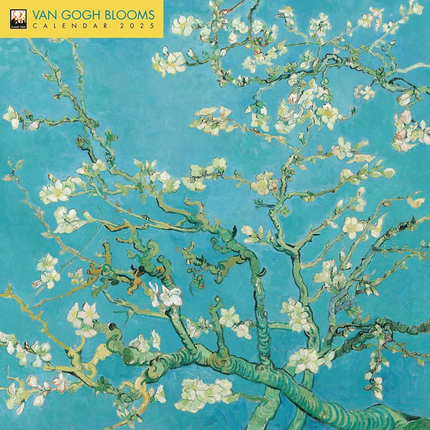 Vincent van Gogh – Blüten 2025: Original Flame Tree Publishing-Kalender (Wall-Kalender) Film, Art & Culture