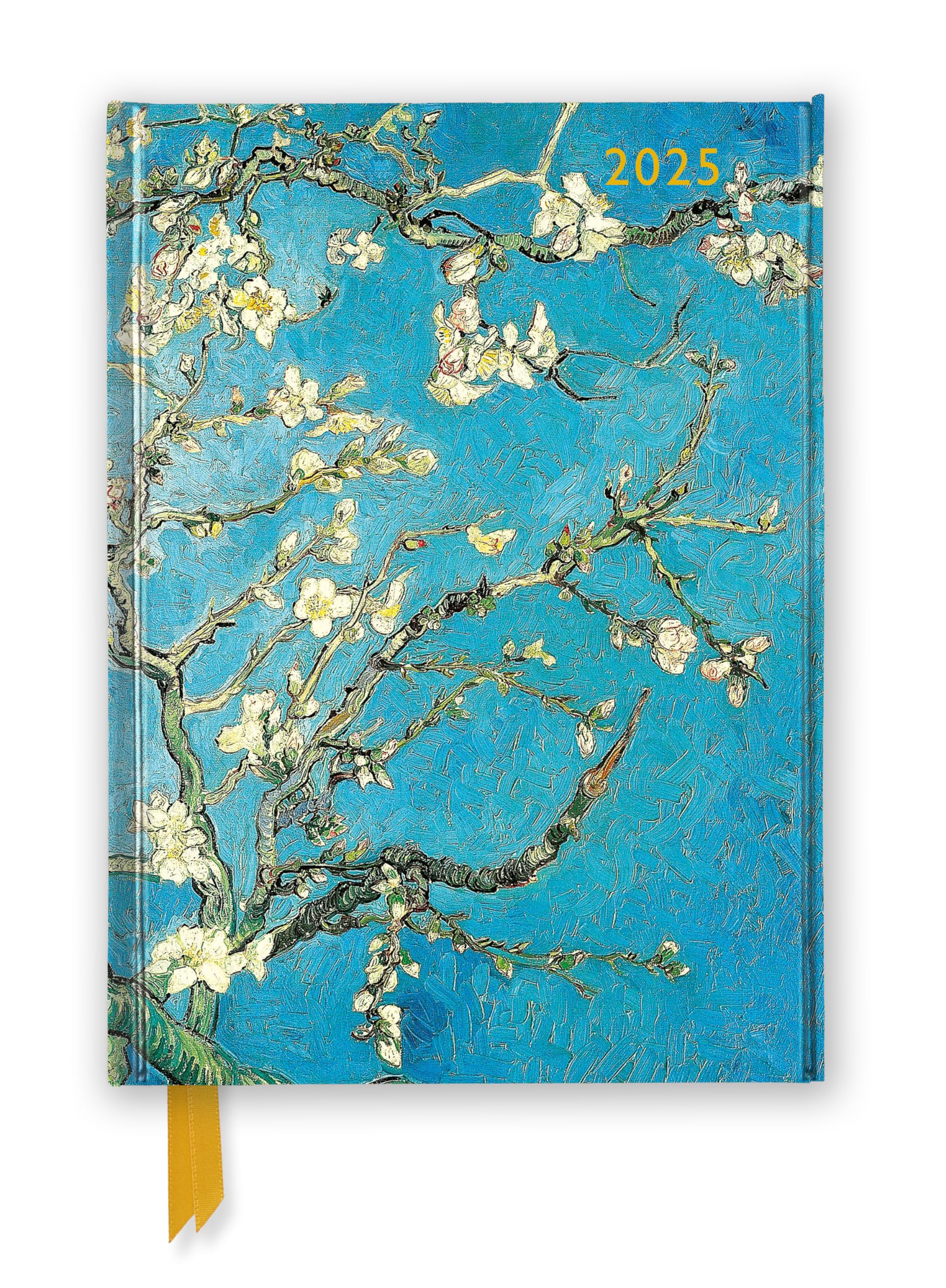Vincent van Gogh – Mandelbaum in Blüte – Tischkalender 2025: Original Flame Tree Publishing DIN A5-Diary Film, Art & Culture