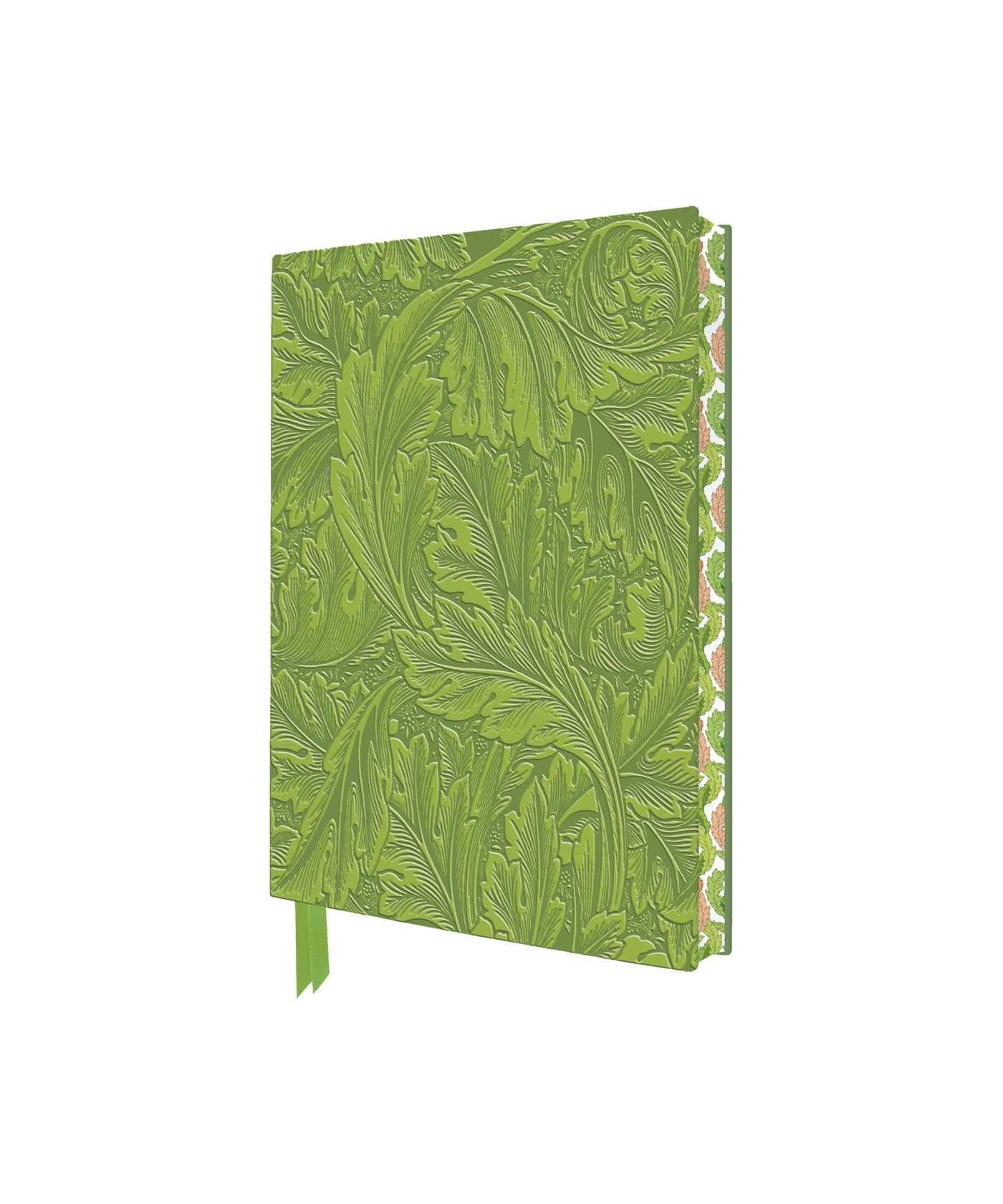 Exquisit Premium Notizbuch DIN A6: William Morris, Akanthus: Unser hochwertiges, liniertes Blankbook mit Softcovereinband aus Kunstleder mit ... künstlerisch gestaltetem Buchschnitt Media & Communication