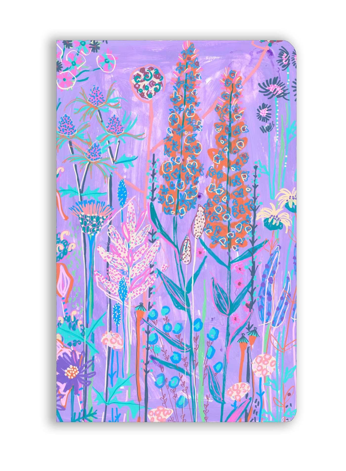 Premium Softcover Notizbuch: Lucy Innes Williams, Violettes Gartenhaus: Unser hochwertiges, liniertes Blankbook mit flexiblem, künstlerisch gestaltetem Einband Media & Communication