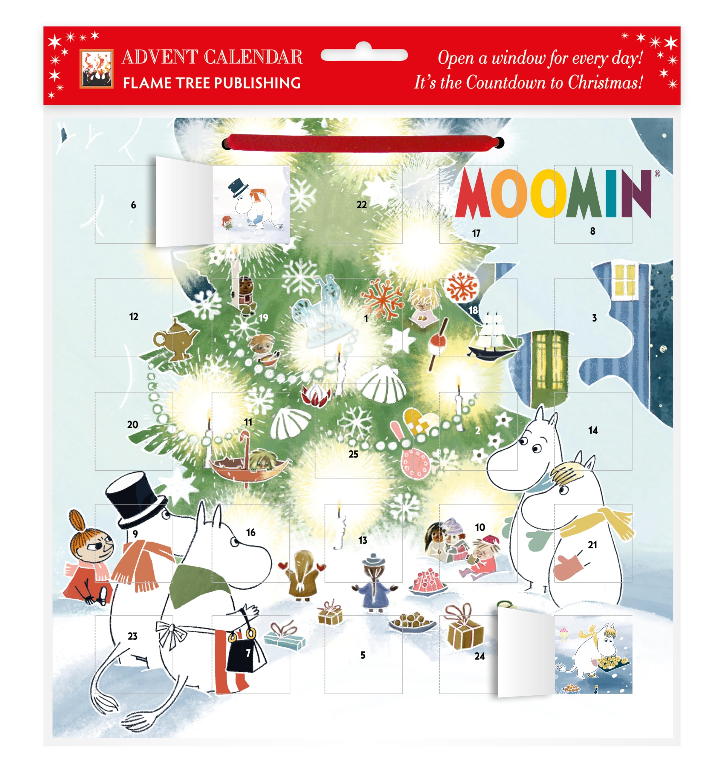 Moomin Christmas Comes to Moominvalley Advent Calendar: With Stickers Manga