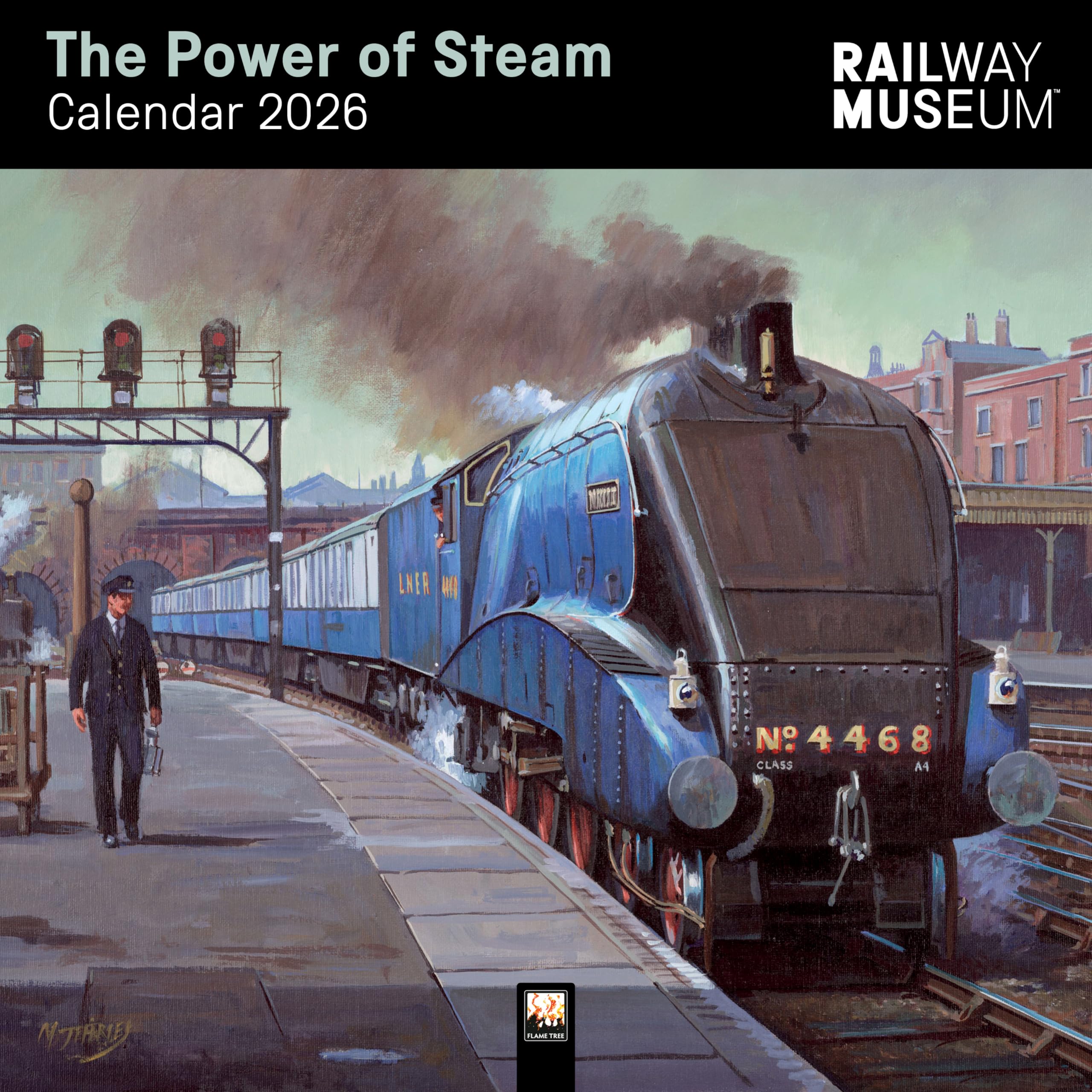 National Railway Museum: The Power of Steam Wall Calendar 2026 (Art Calendar) Film, Art & Culture