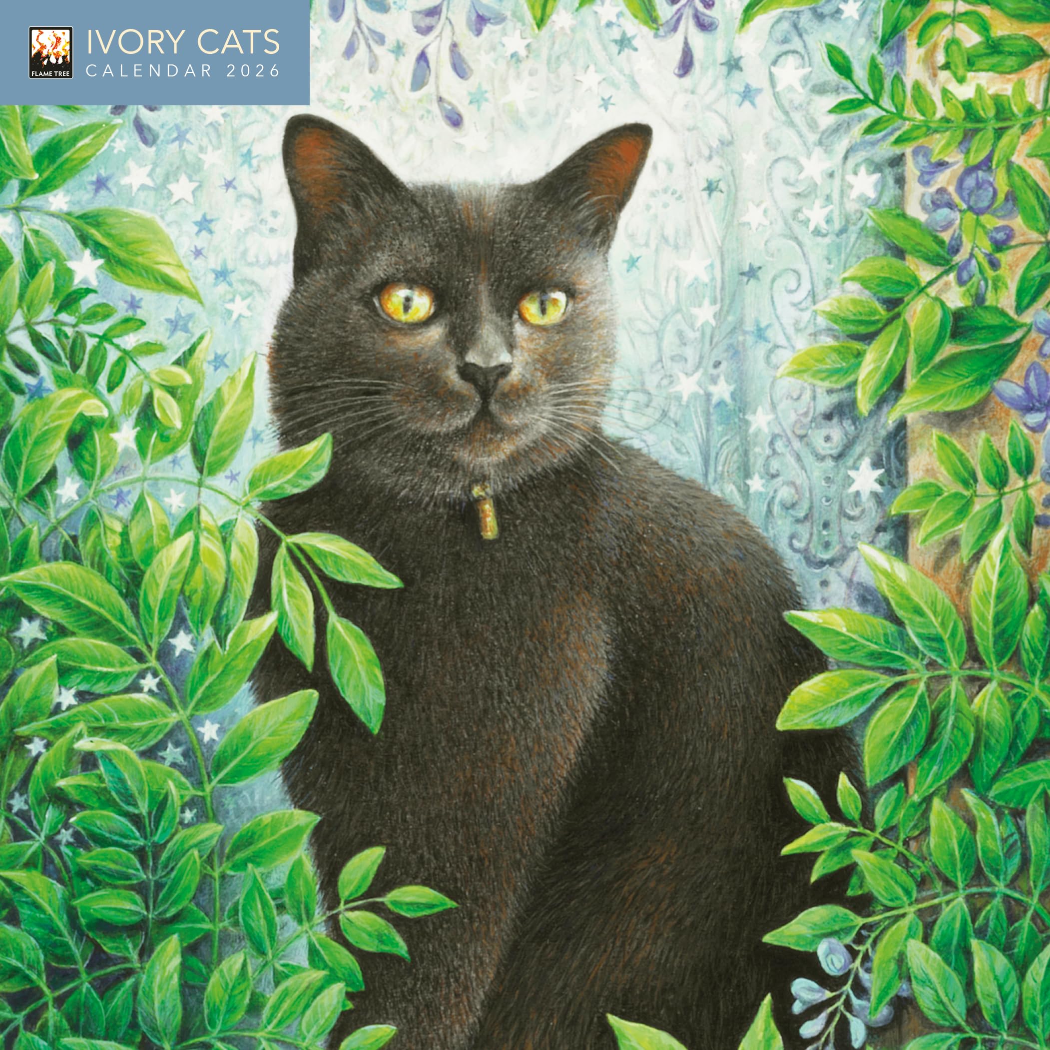 Ivory Cats by Lesley Anne Ivory Mini Wall Calendar 2026 (Art Calendar) Film, Art & Culture