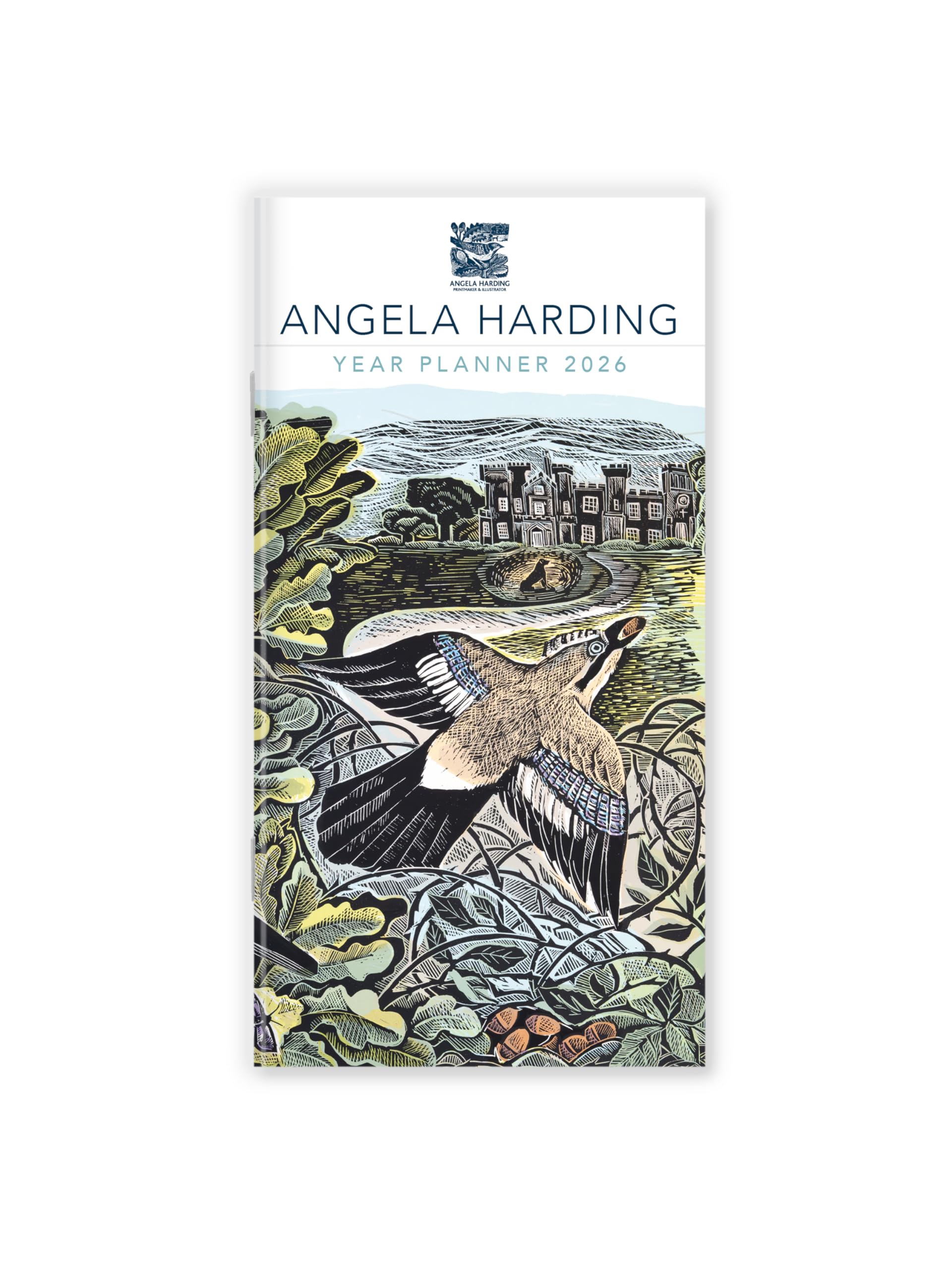 Angela Harding: Knepp Jay and Oak Tree 2026 Year Planner - Month to View Film, Art & Culture