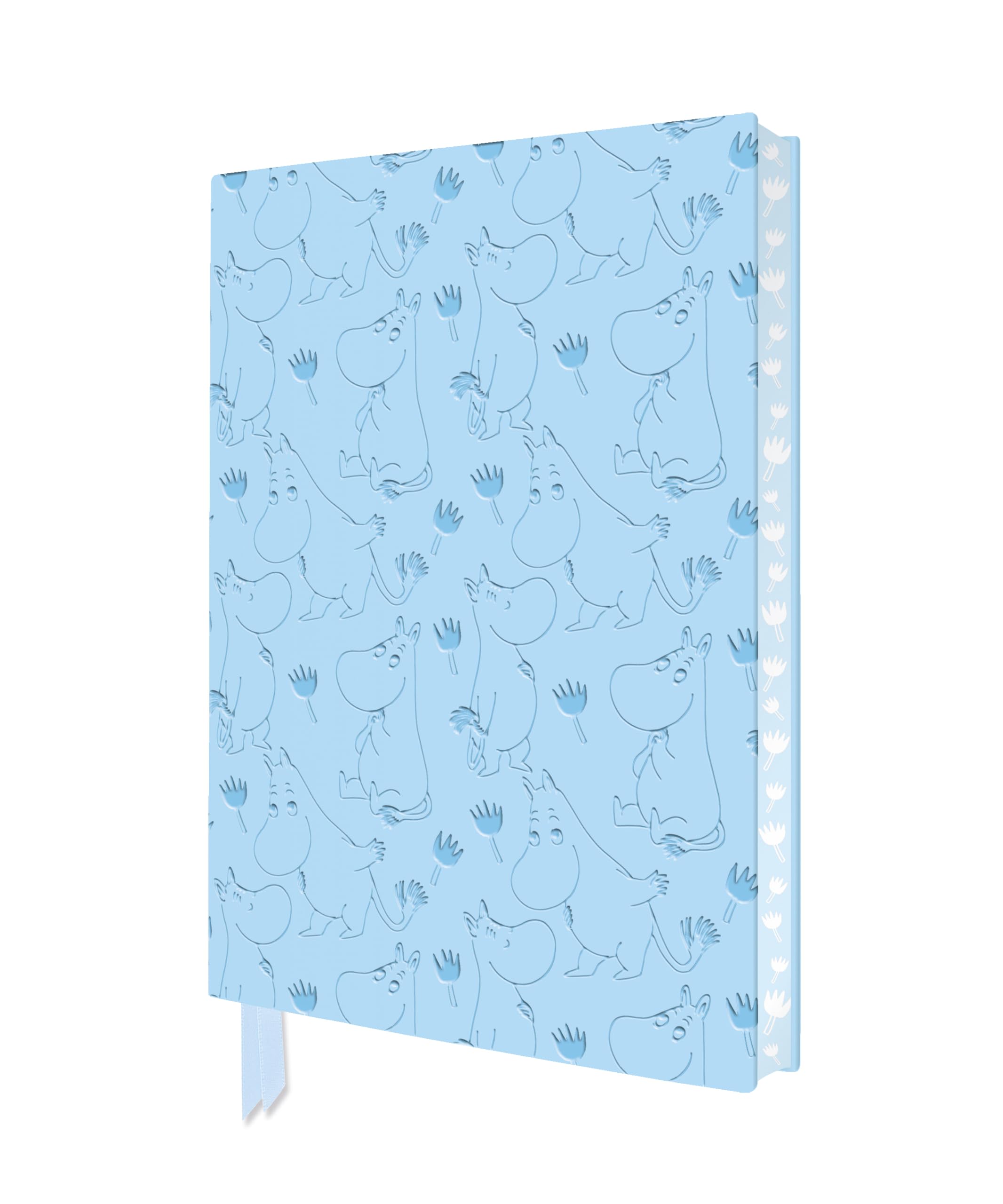 Exquisit Premium Notizbuch DIN A5: Tove Jansson, Mumin und Blumen: Unser hochwertiges, liniertes Blankbook mit Softcovereinband aus Kunstleder mit ... künstlerisch gestaltetem Buchschnitt Media & Communication