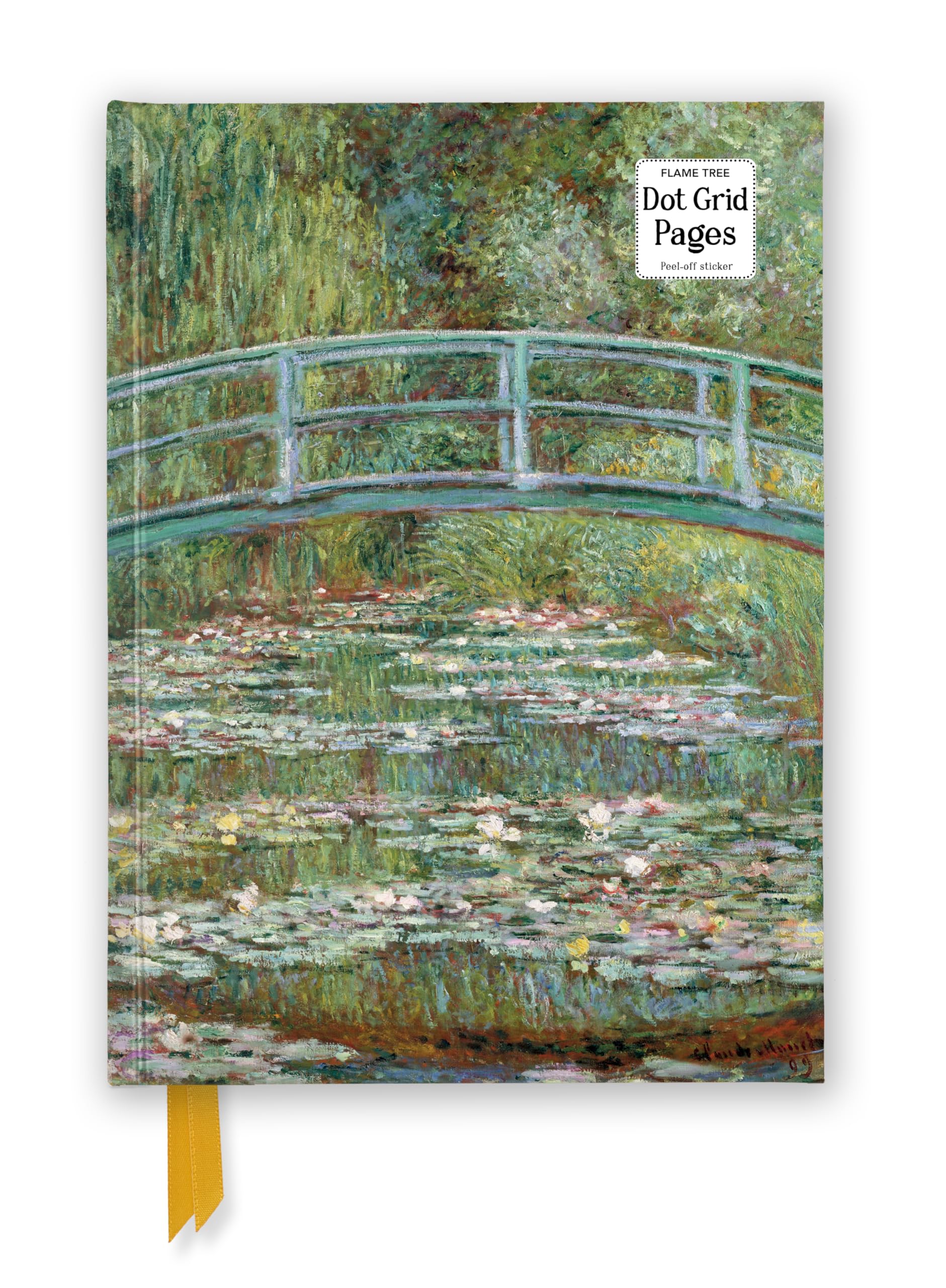 Premium Notizbuch DIN A5: Claude Monet, Die japanische Brücke: Unser hochwertiges, mit Punktraster versehenes Blankbook mit festem, künstlerisch ... (Premium Notizbuch DIN A5 mit Punktraster) Media & Communication